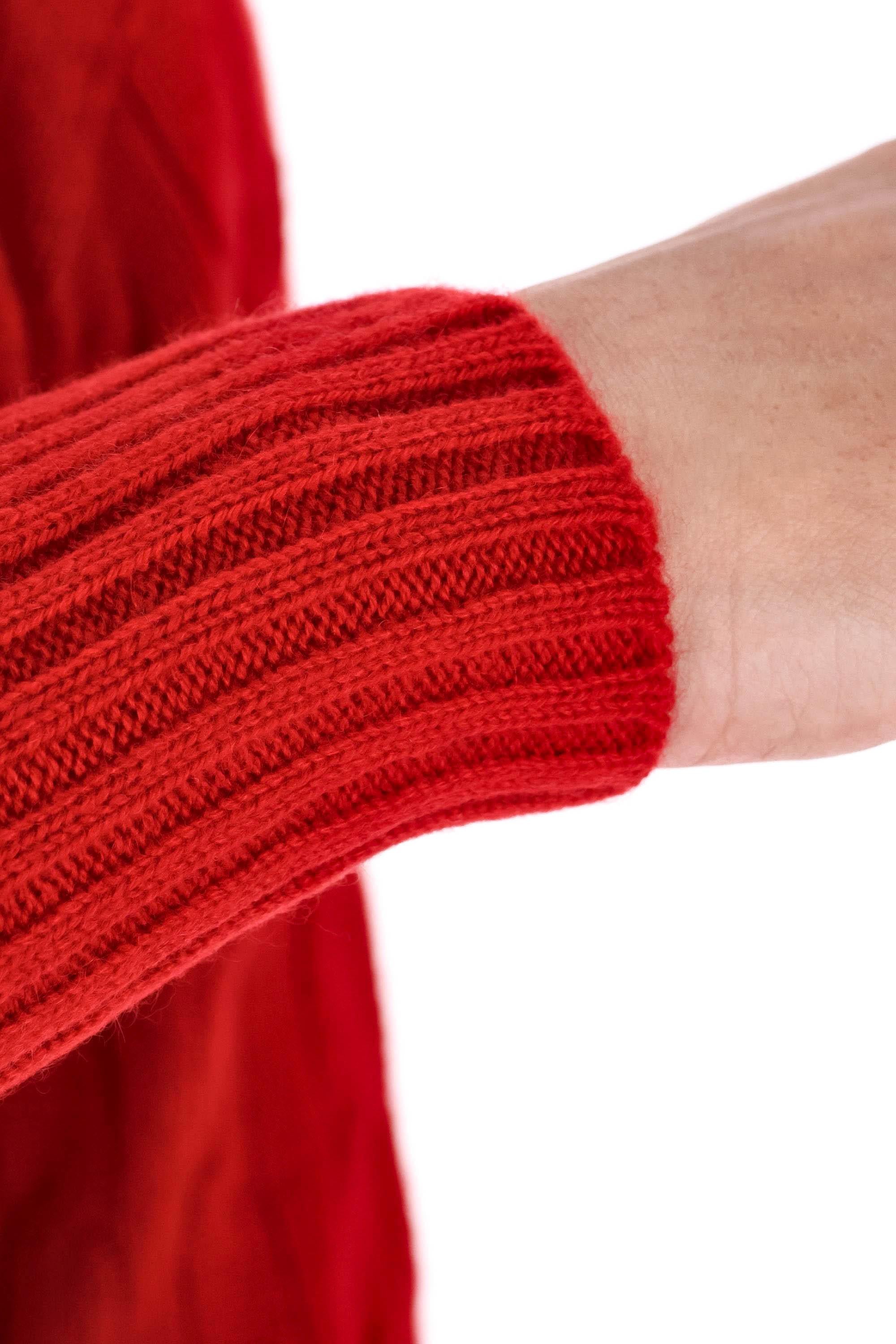 Maglia girocollo a trecce in puro cashmere D4K133N-2 363 Drumohr