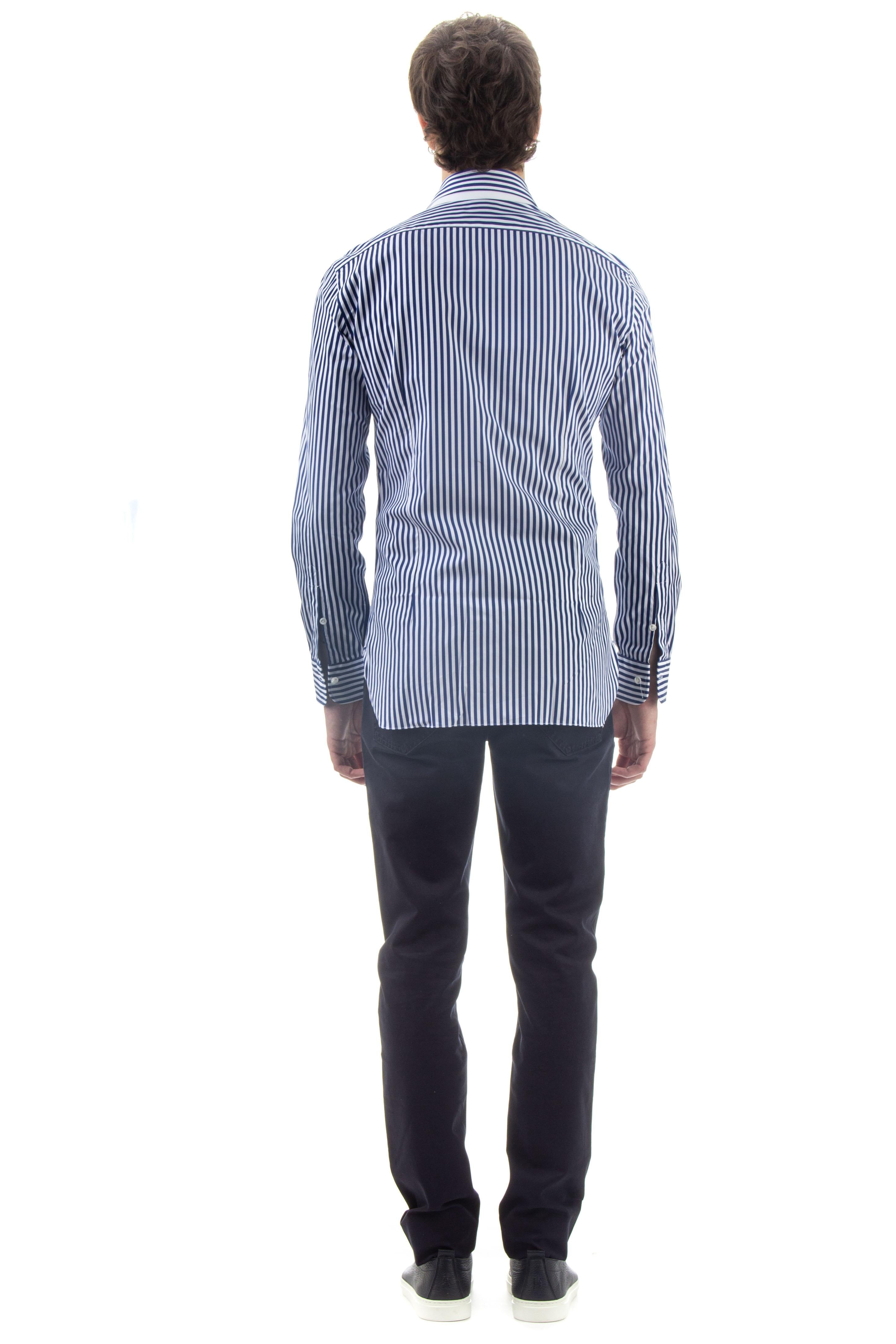 Camicia bacchettata linea culto K1U13P0134100U 03 Barba