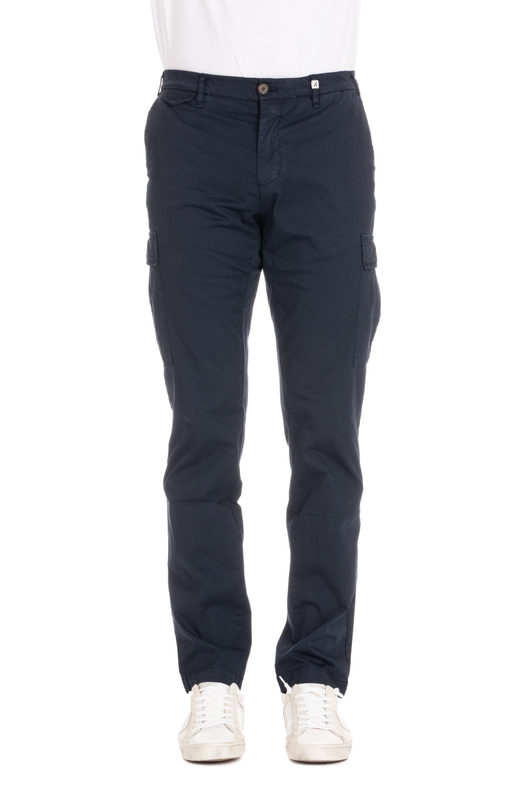 Pantalone cargo in cotone delavè mod. Giove 24M07L83/2 037 Myths
