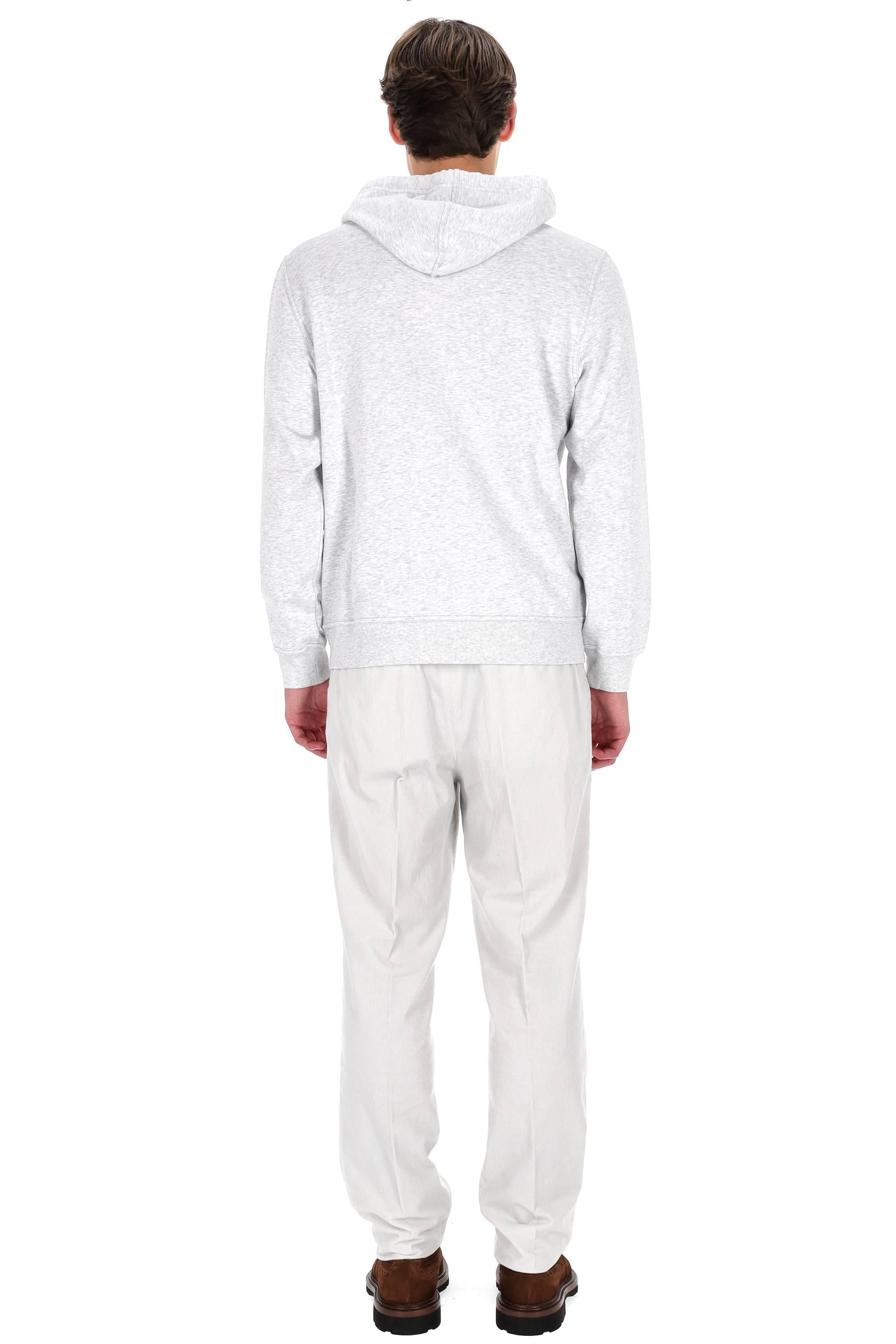 Brunello Cucinelli Felpa full zip con cappuccio in cotone MW8639069G C3657