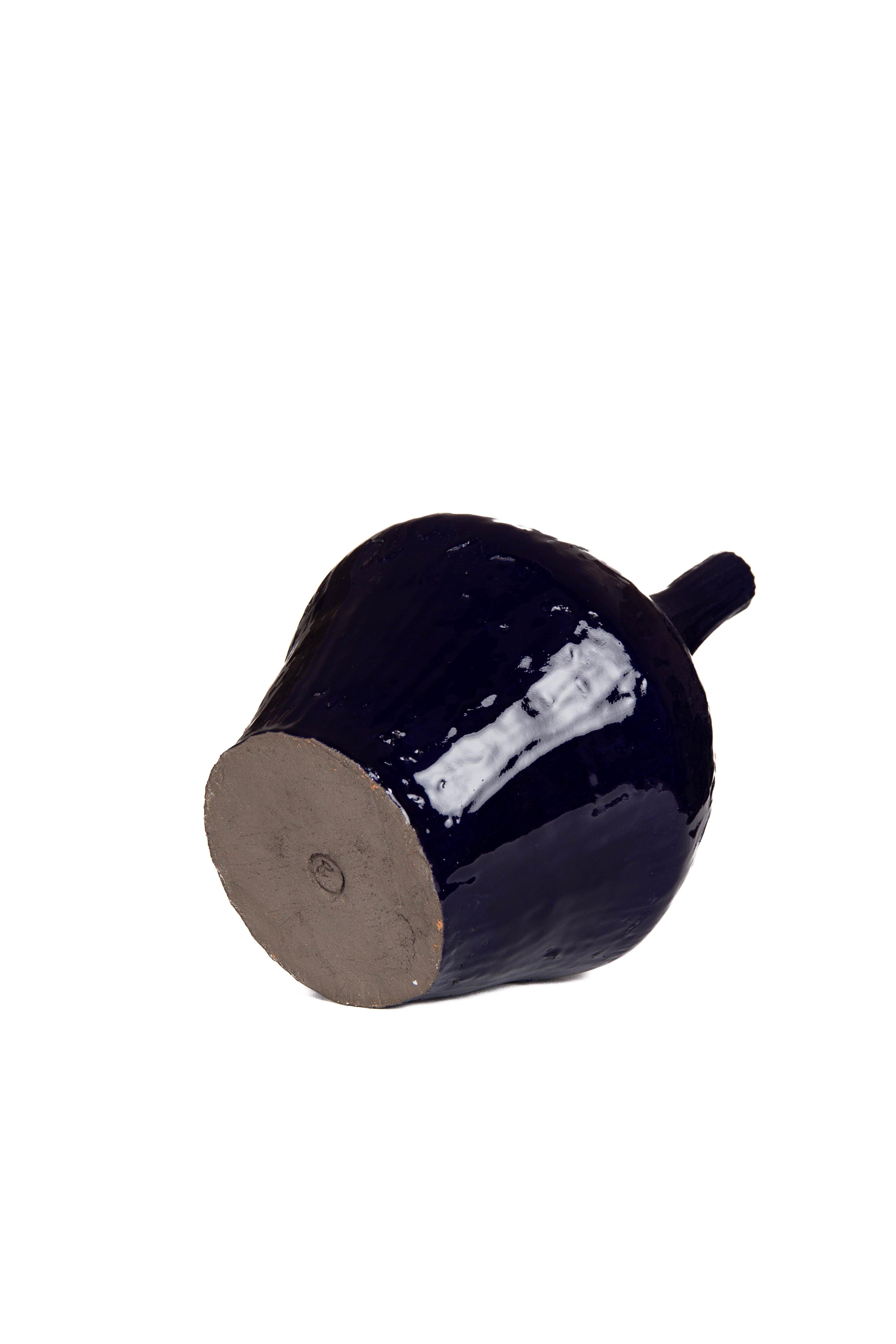 Vaso artigianale in ceramica JAR 1 BL Il Setaccio