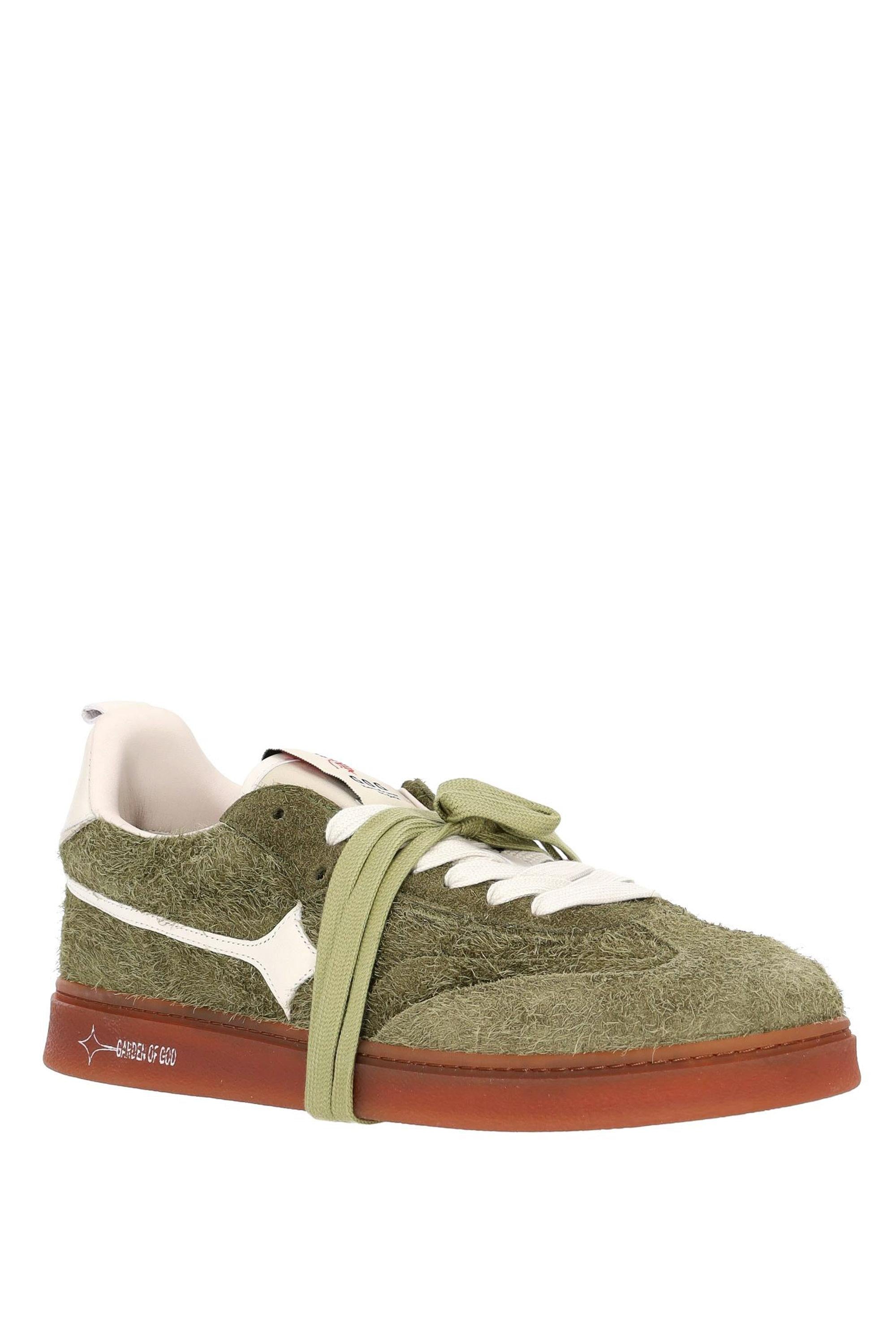 Garden of God Sneaker in camoscio hair modello Earth EARTH HAIRY SUEDE/2 VERDE