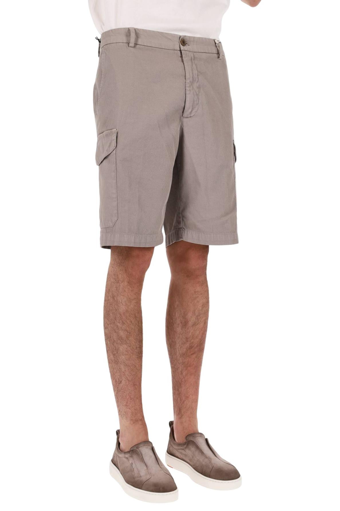 Myths Bermuda cargo in cotone diagonale 26M85B 704 46