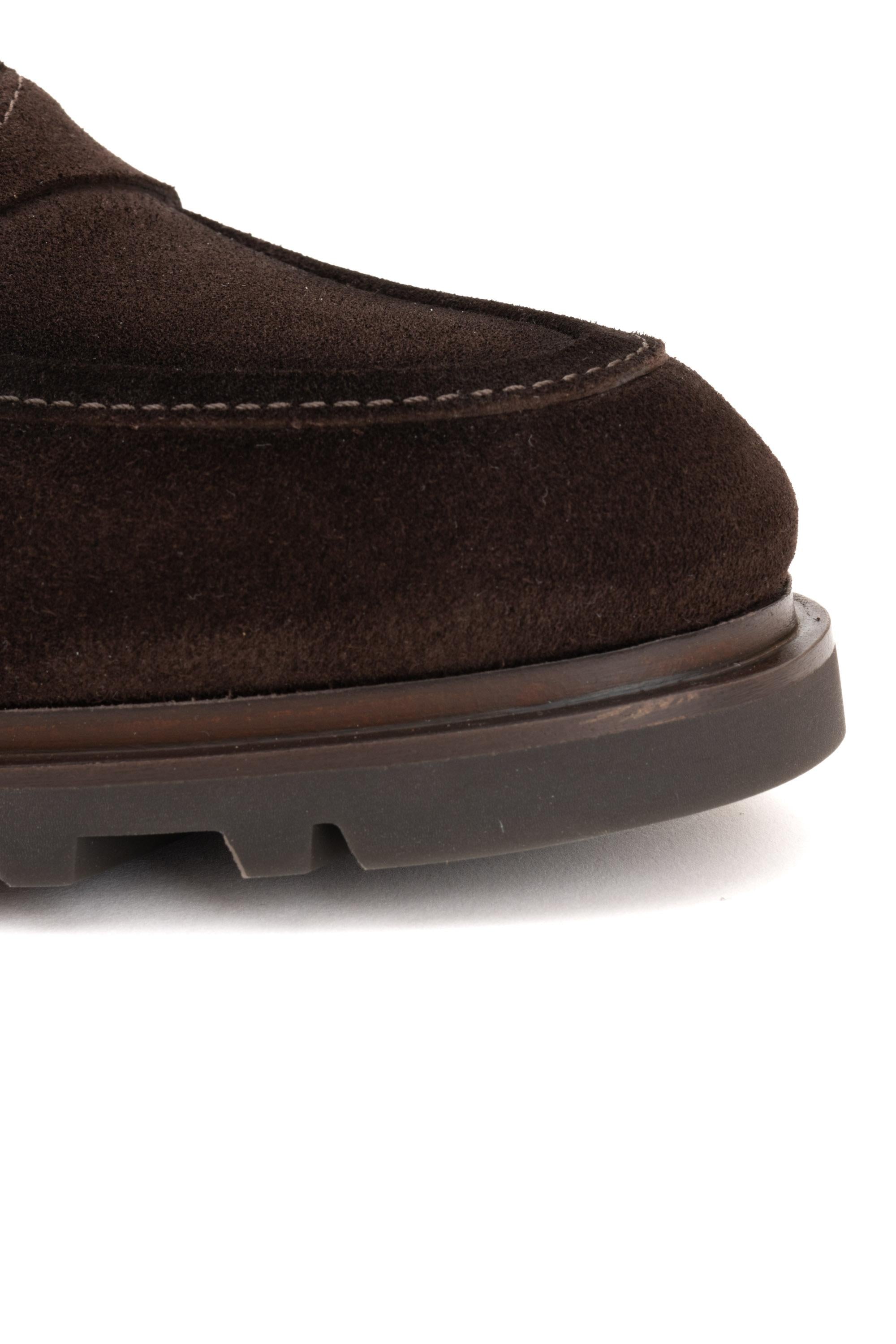 Santoni Mocassino in camoscio lavorazione Goodyear MCCO18859SM3GEGS T44