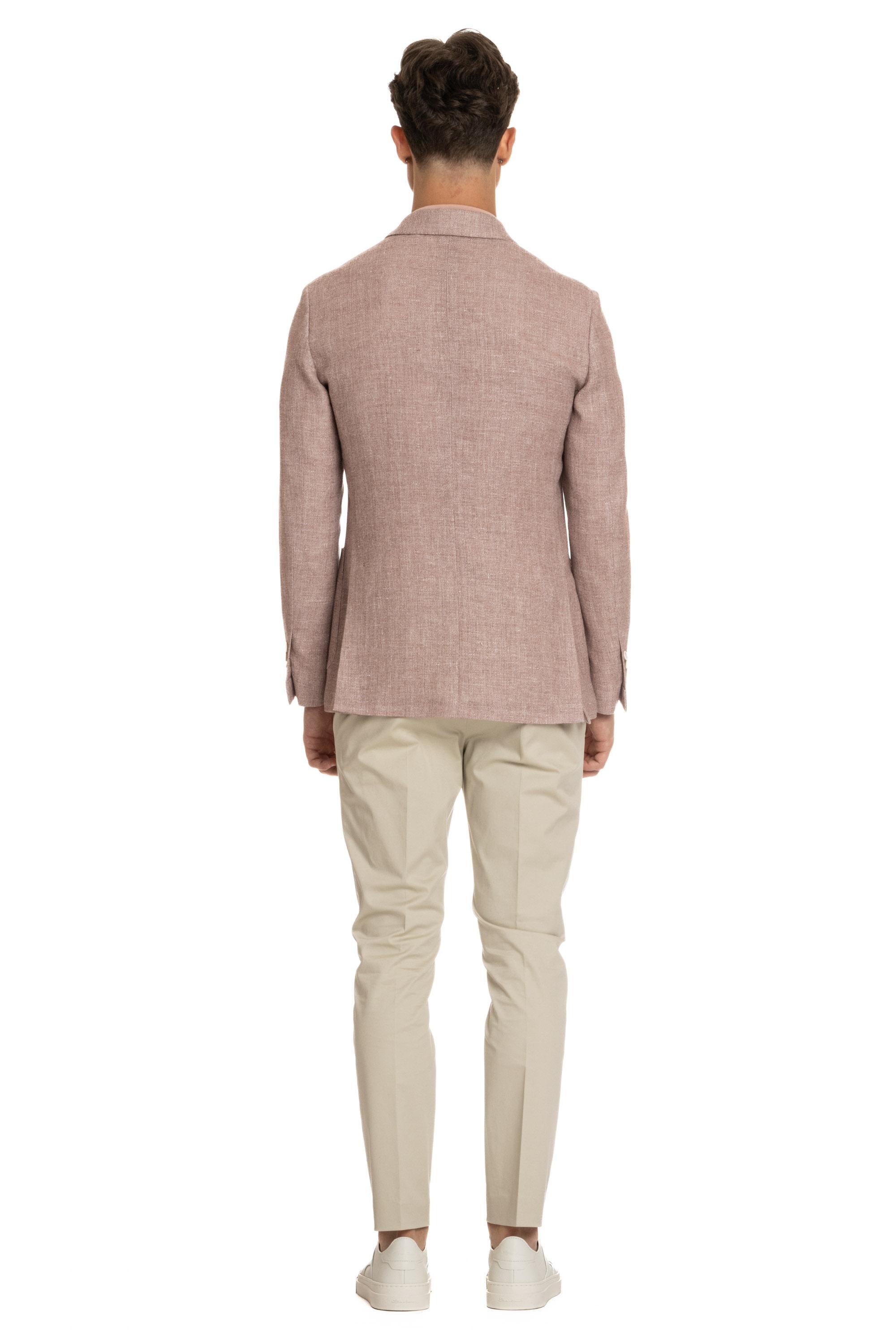 Giacca tramata in lino-lana EQ528AE EQSK62514 701 Lardini