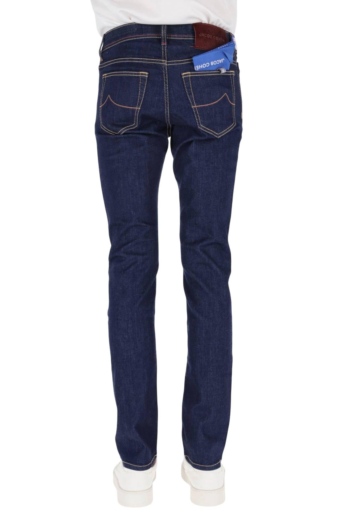 Jacob Cohen Jeans in cotone comfort etichetta cavallino rosso Bard fit JUX_QX004 001 S3623 BARD 100D