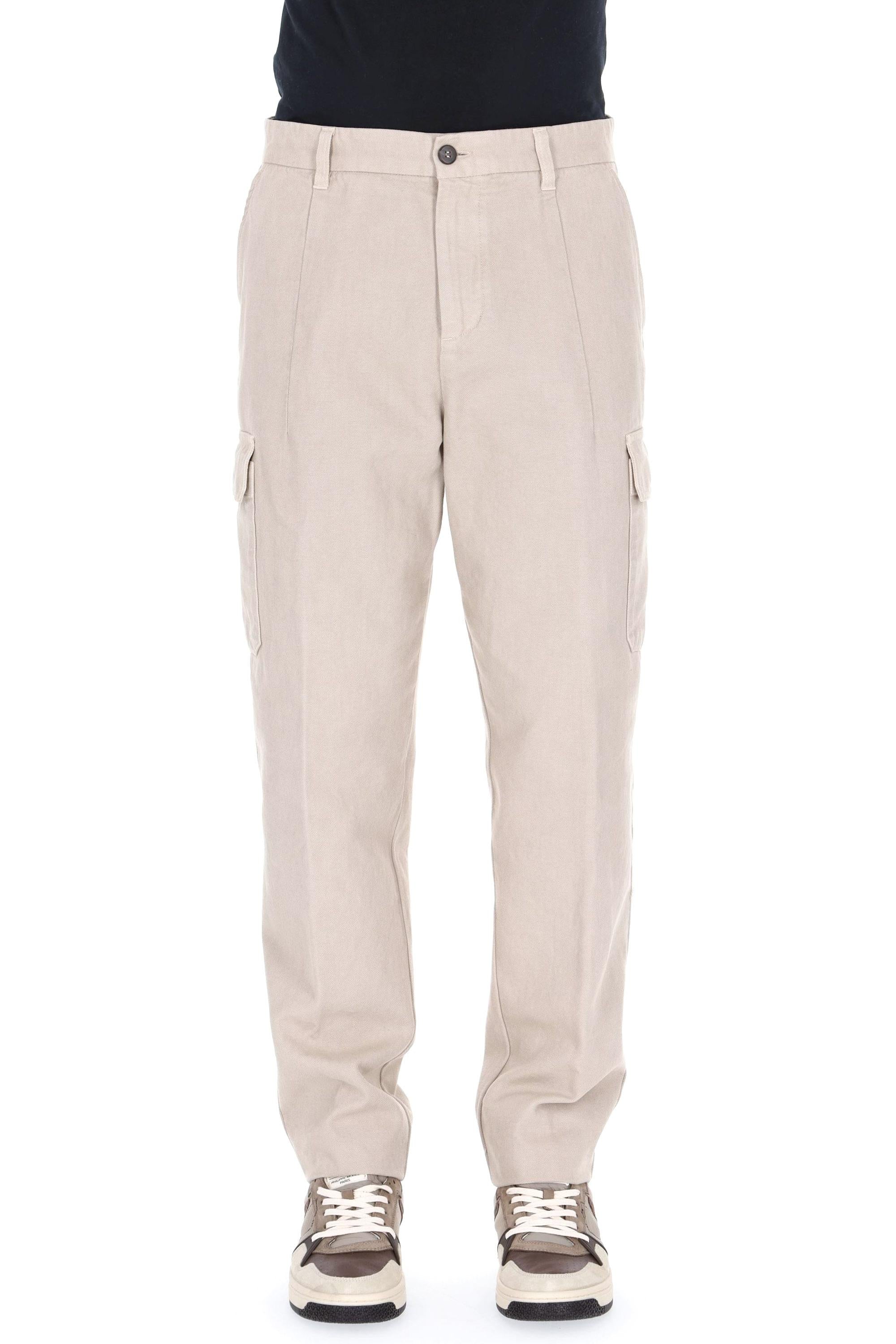 Eleventy Pantalone cargo in heavy cotton armaturato L75PANL03 TET0L006 02
