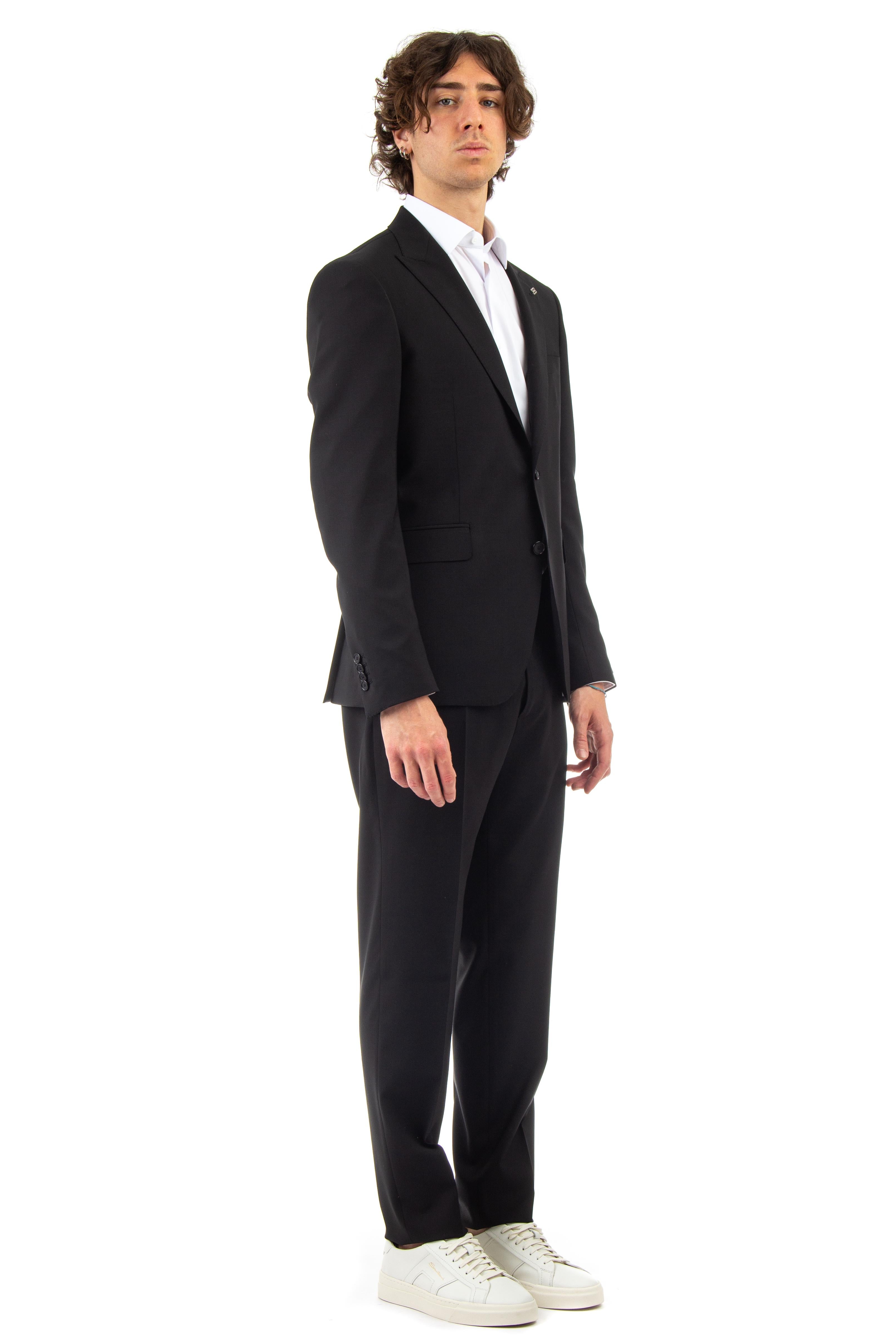 Abito in lana super 110's modello bruce 2FBR26B01 150067 N1058 Tagliatore
