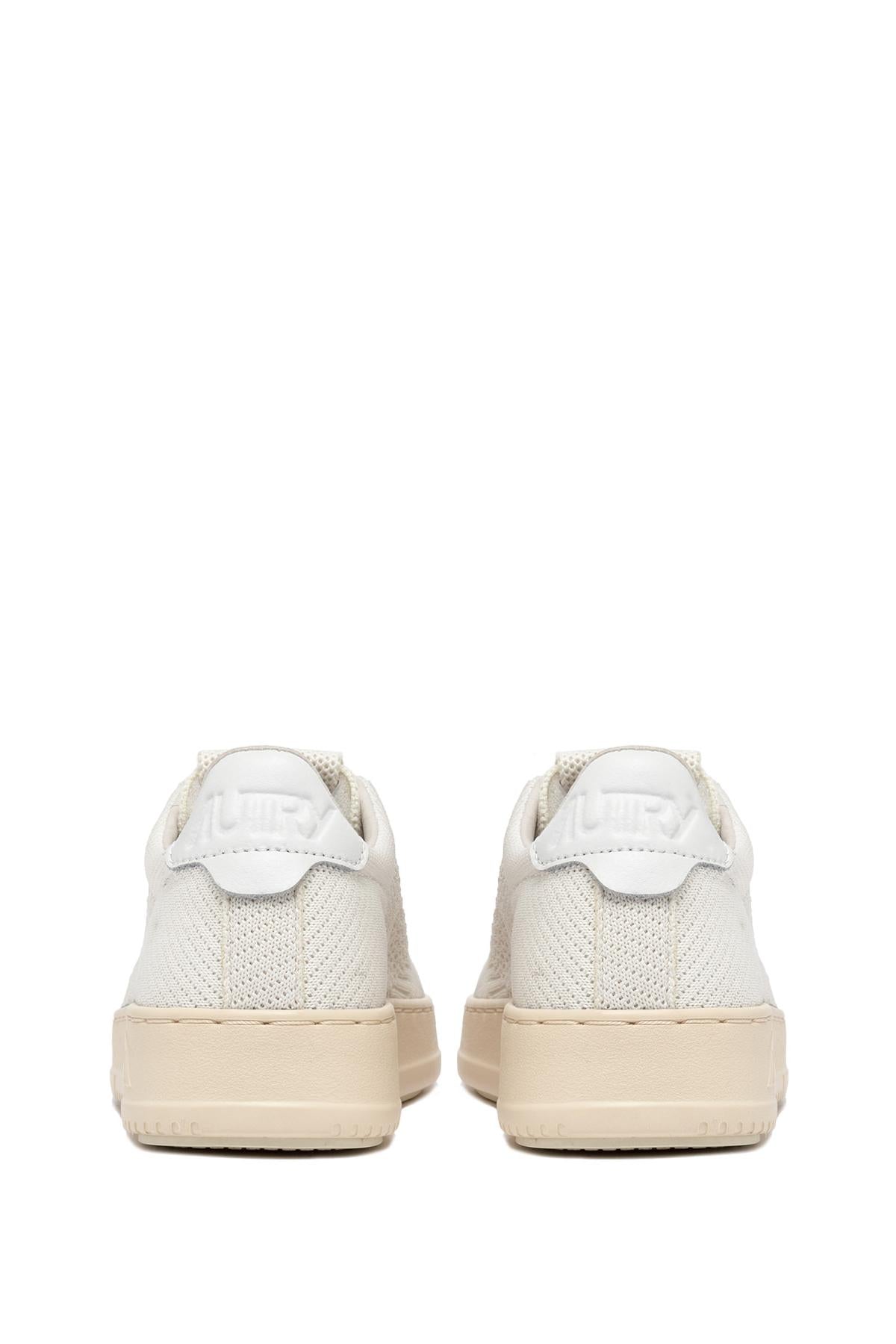 Autry Sneaker Medalist Easeknit in maglia EKLM KN08 WHT/IVORY