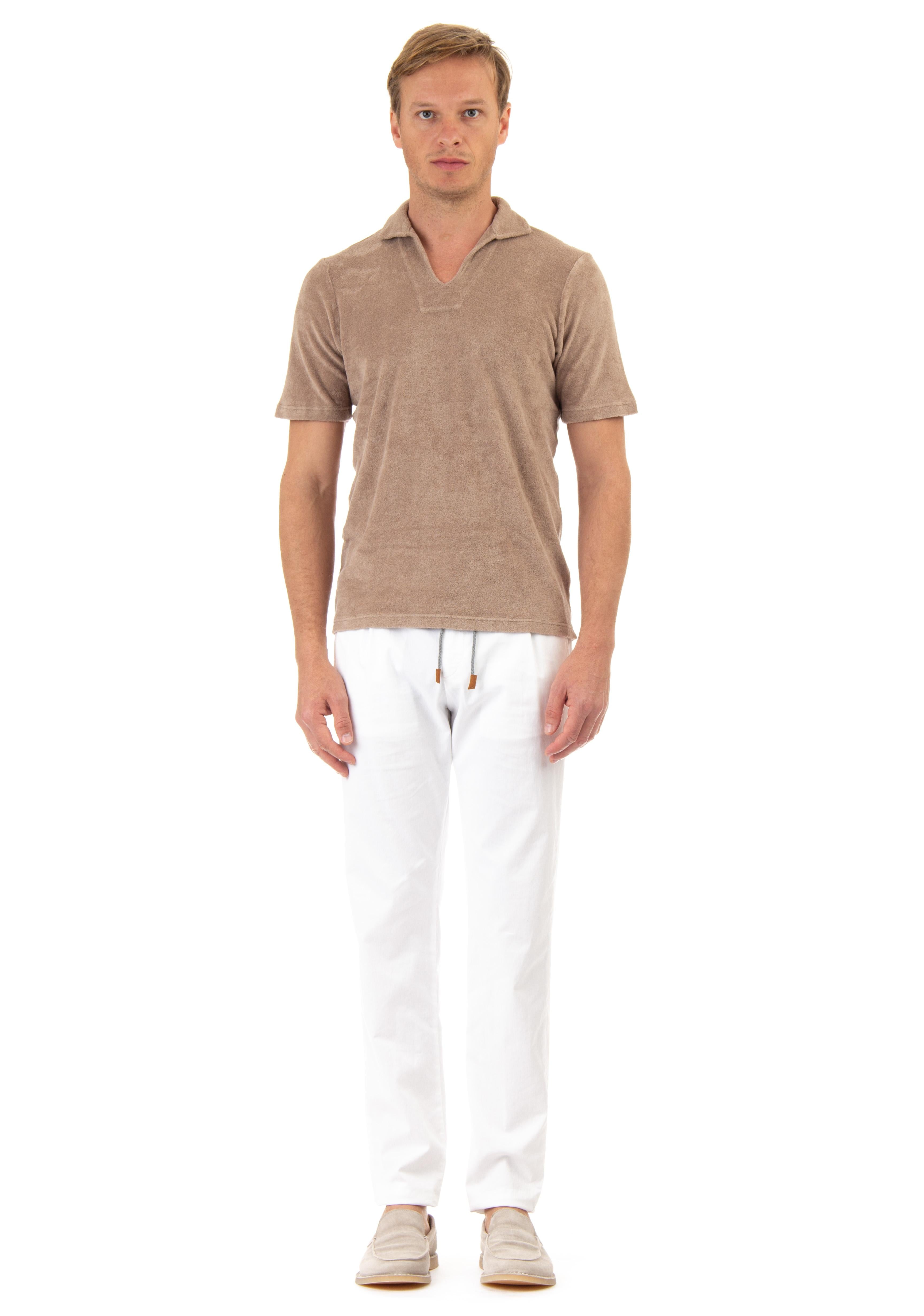 Gran Sasso Poloin spugna light open collar 60162 79801/3 126