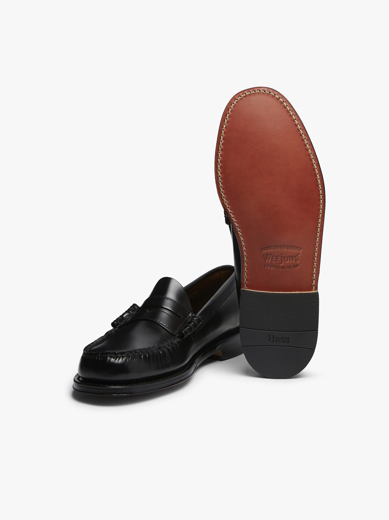 Weejuns Larson penny loafers colore nero BA11010H 000 G.H. Bass