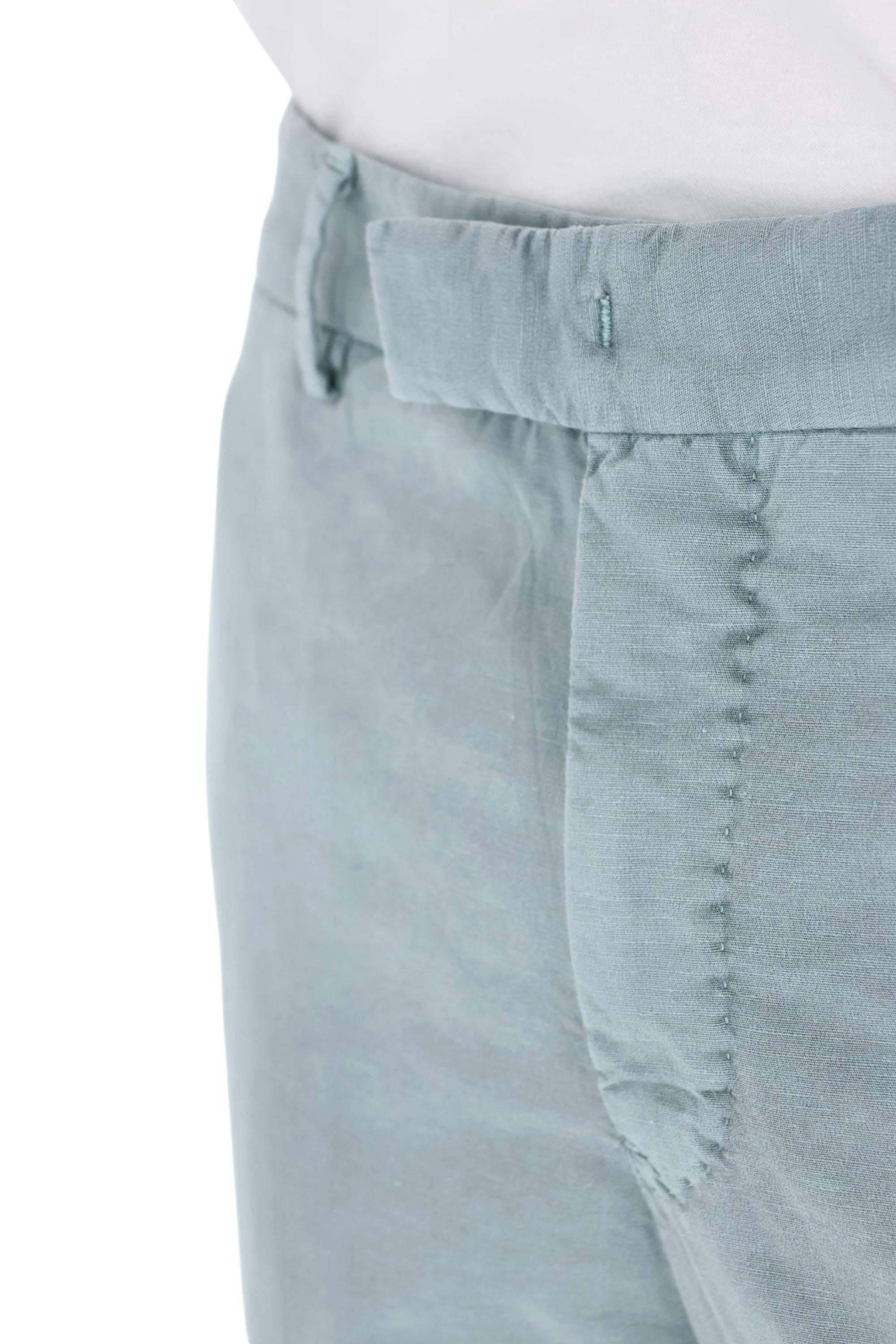 PT Torino Pantalone in cotone-lino comfort Master fit COATMAZ00CL1 PU43-2 N493