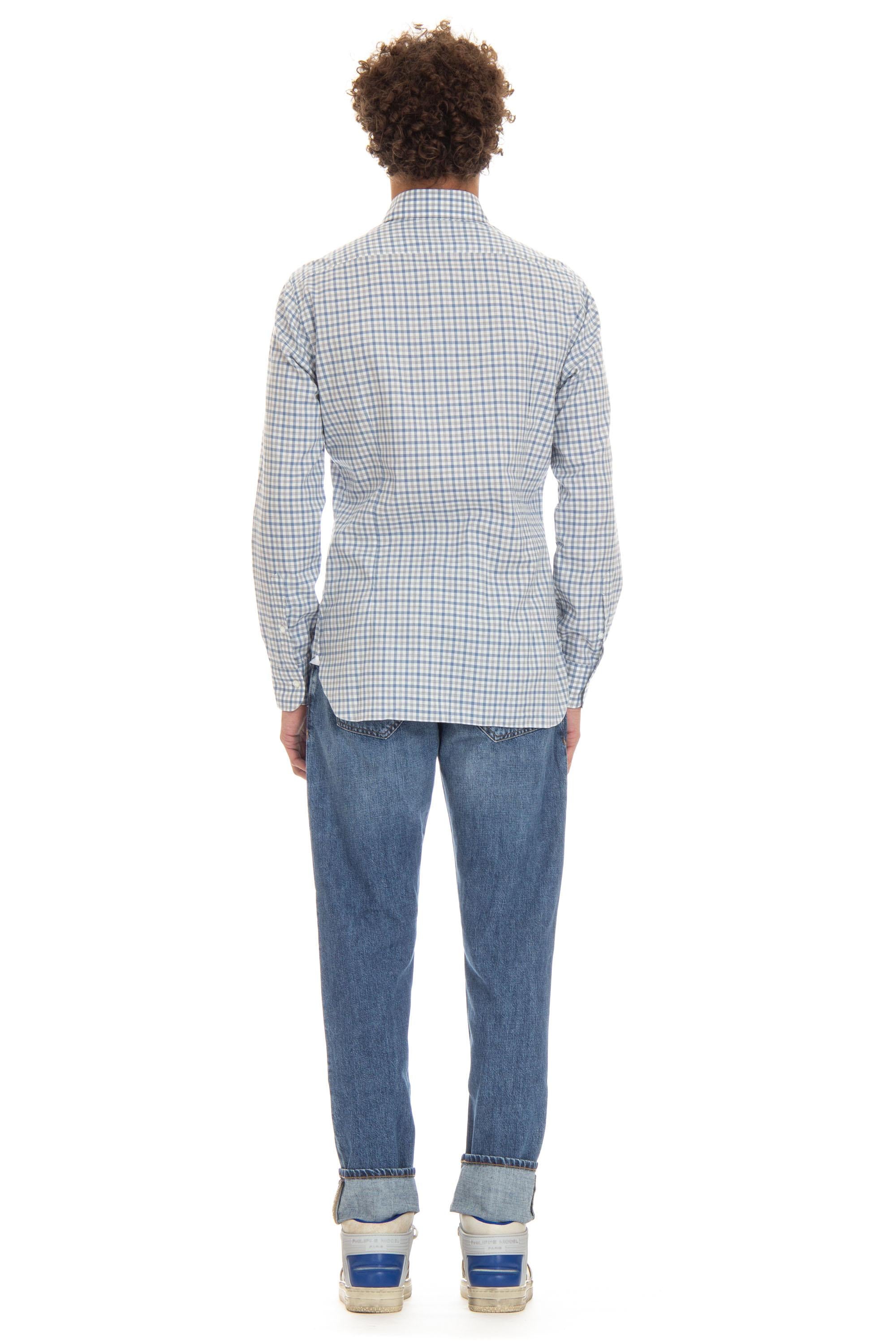 Camicia micro quadretto linea Dandylife LFU13P0144013.X/2 0002 Barba