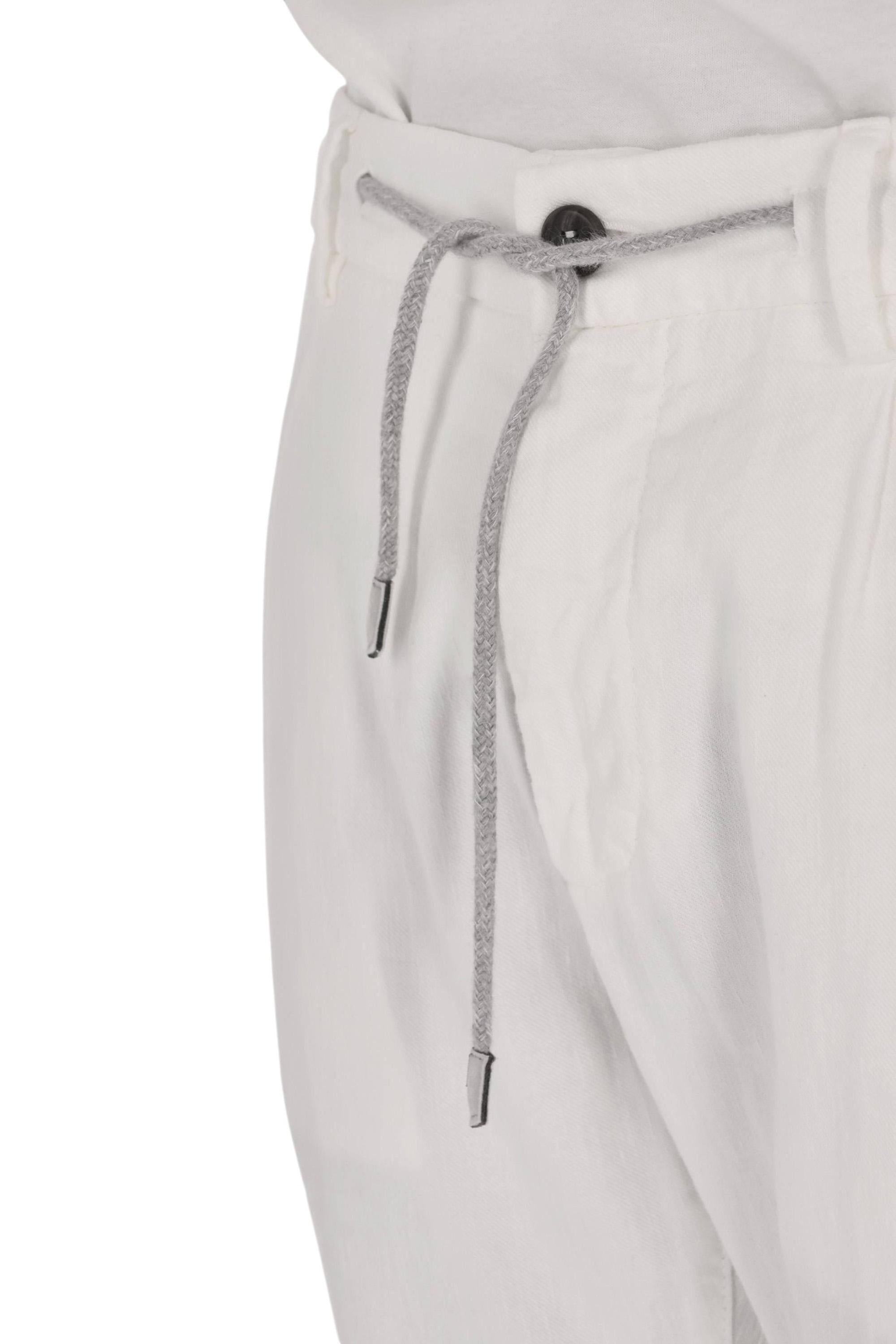 Eleventy Pantalone jogger in cotone-lino M75PANB21 TET0M004 01