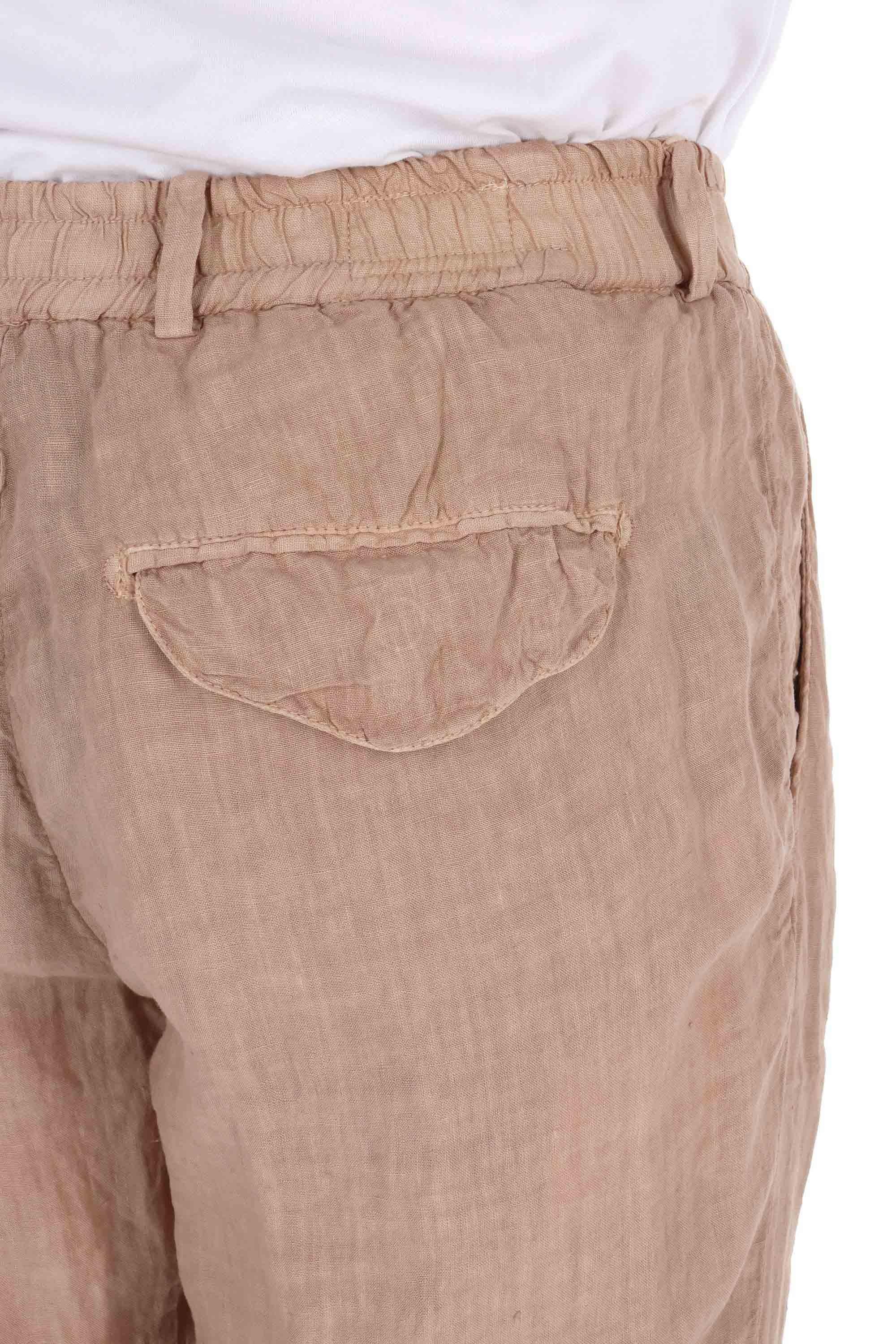 Pantalone in lino Ares 25M26L 72 02 Myths
