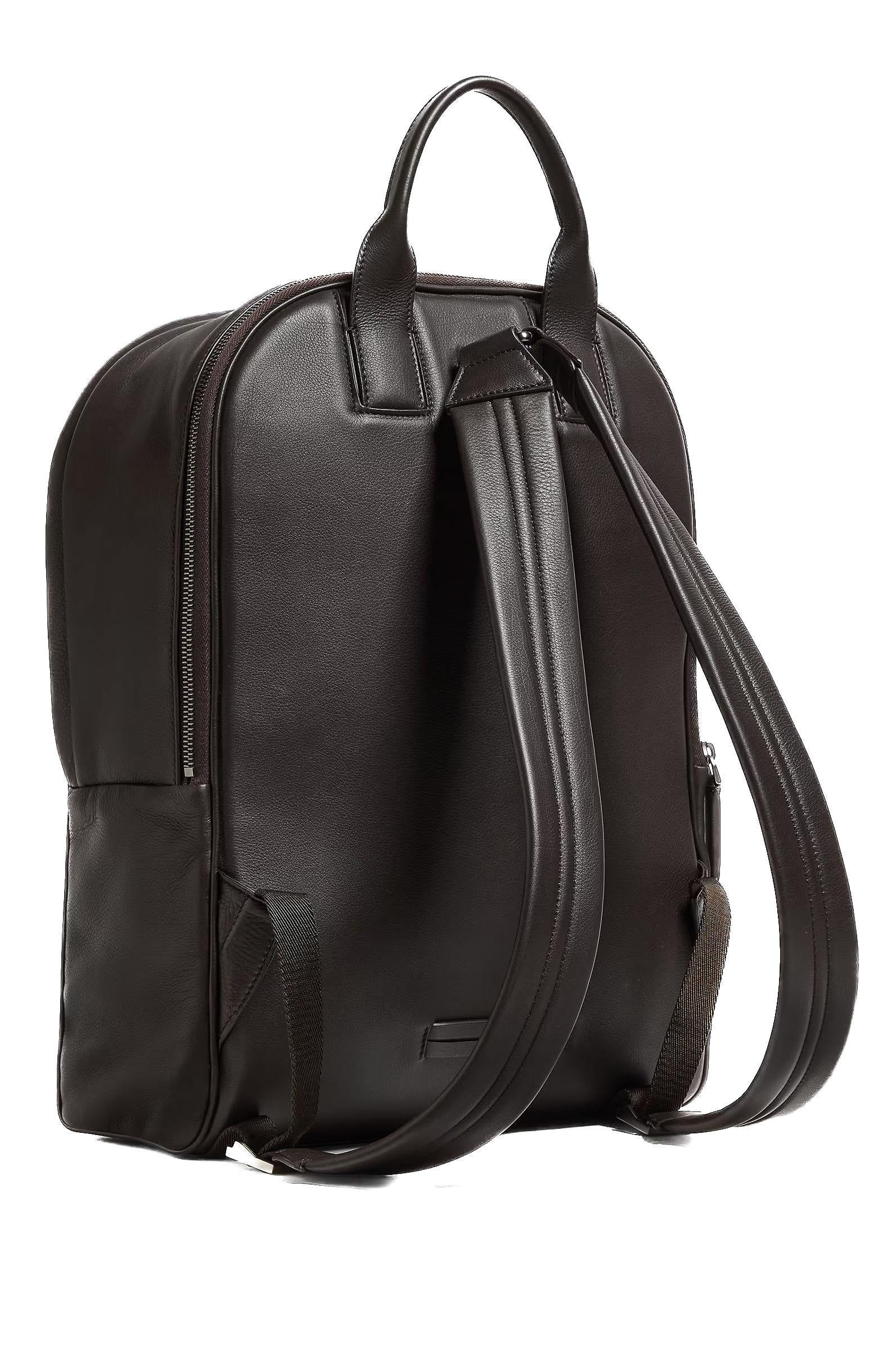 Zaino in pelle supersoft Second Skin LHOTO-C2331Z AMO Zegna