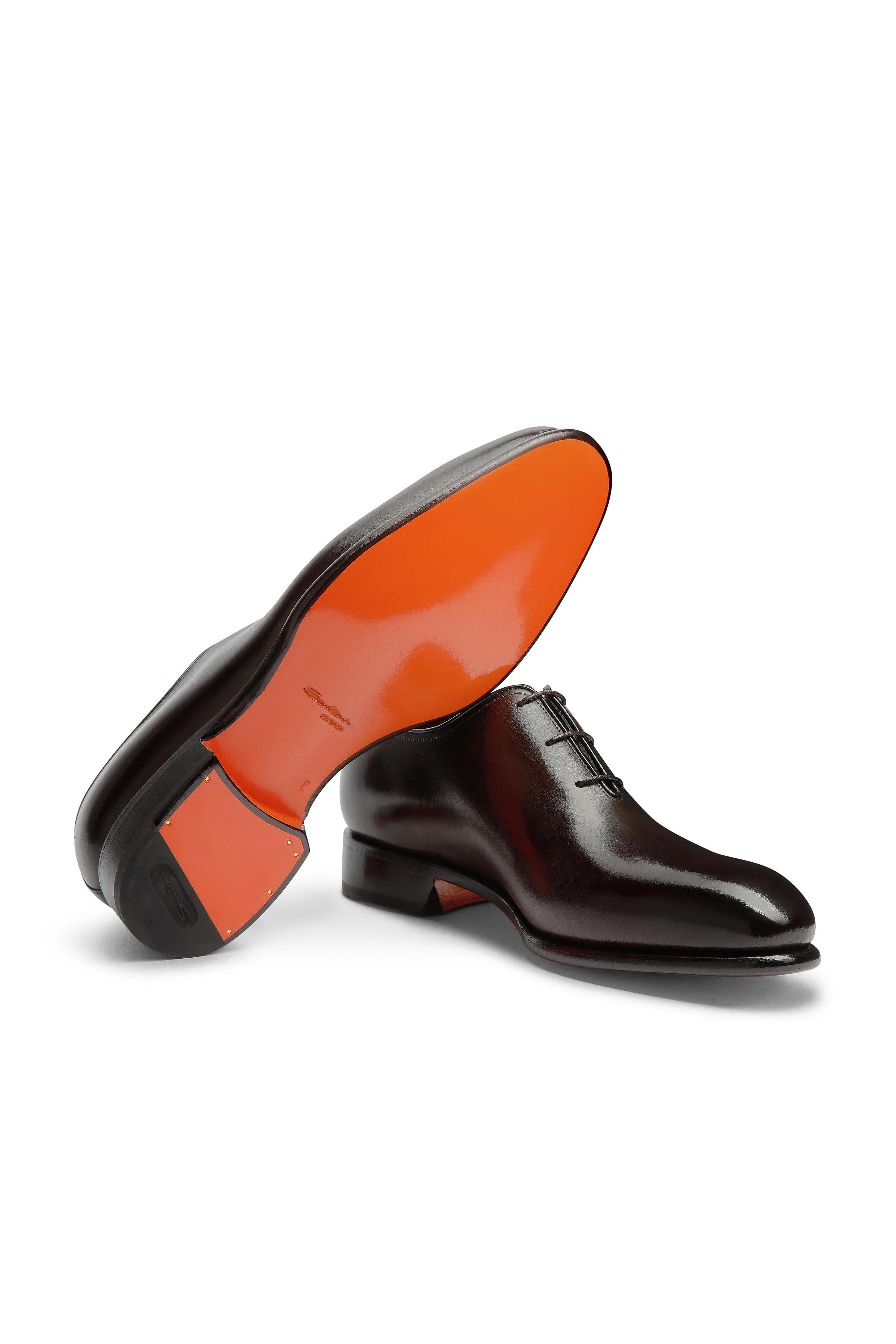 Santoni Scarpa stringata oxford in pelle anticata MCCR16229MC1HVVD/2 T50