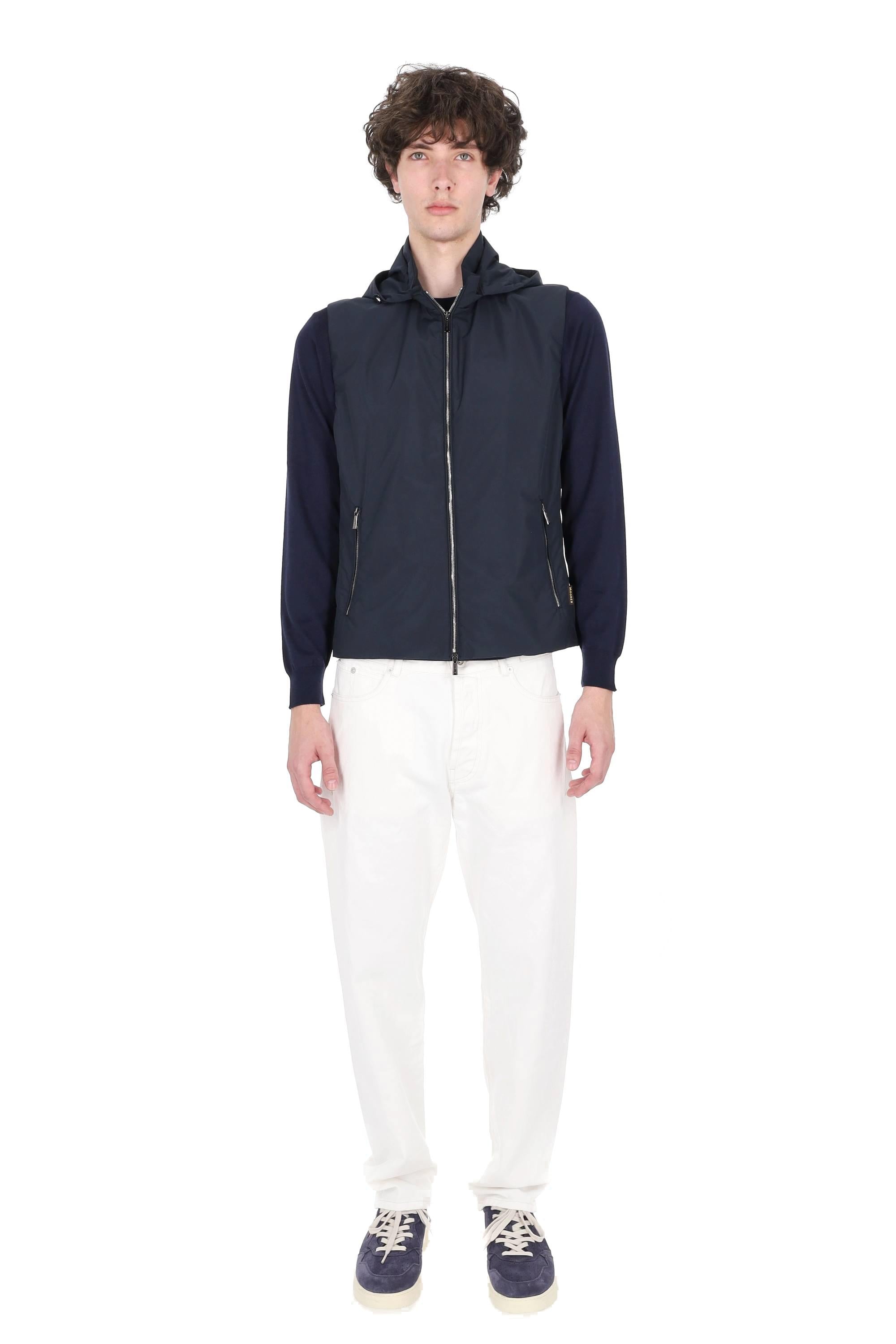 Moorer Gilet in nylon linea Acqua mod, Luis-Stp LUIS-STP BLU