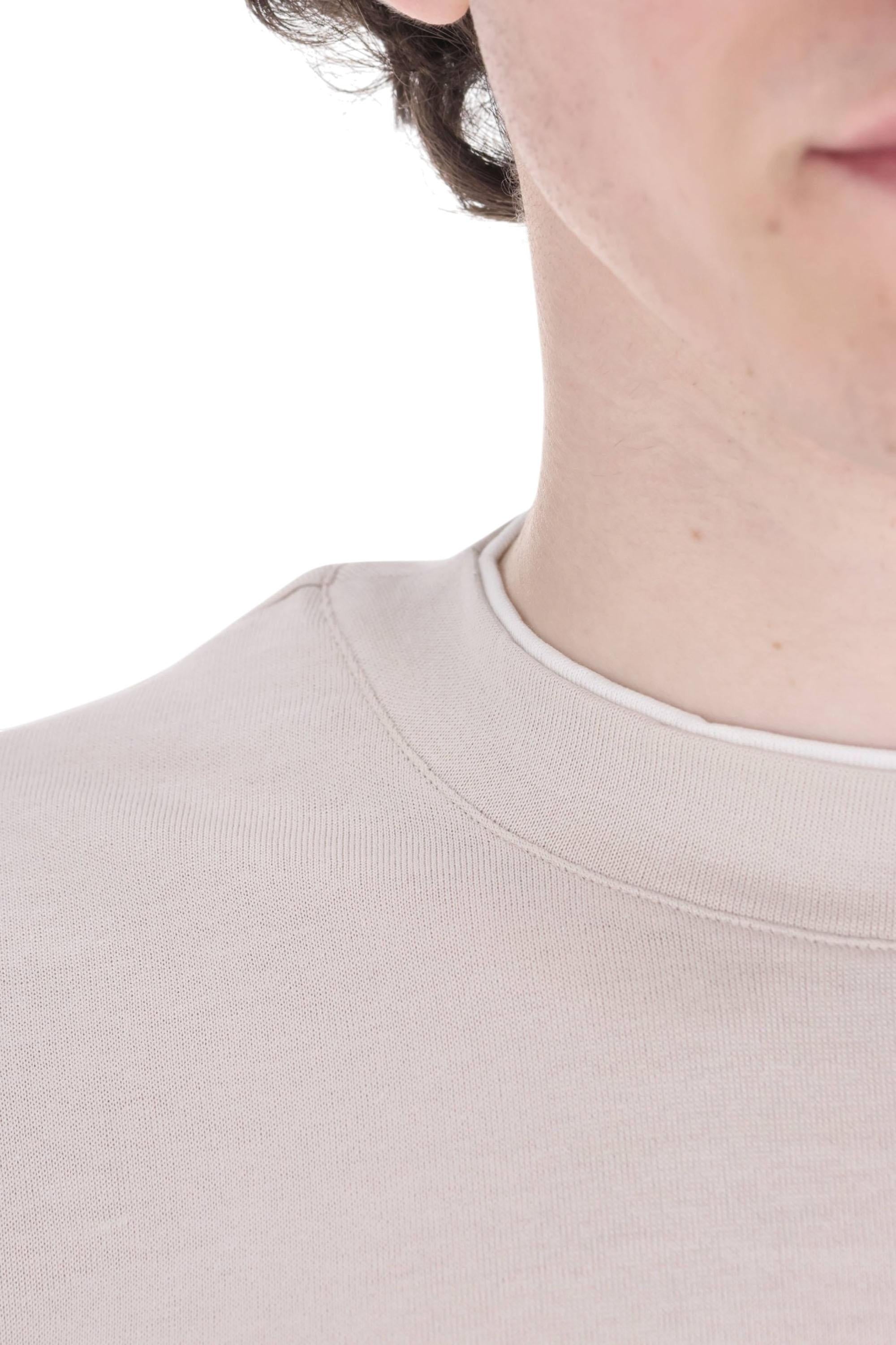 Eleventy T-shirt in cotone con doppi profili M75TSHM04 TES0M237 03-01