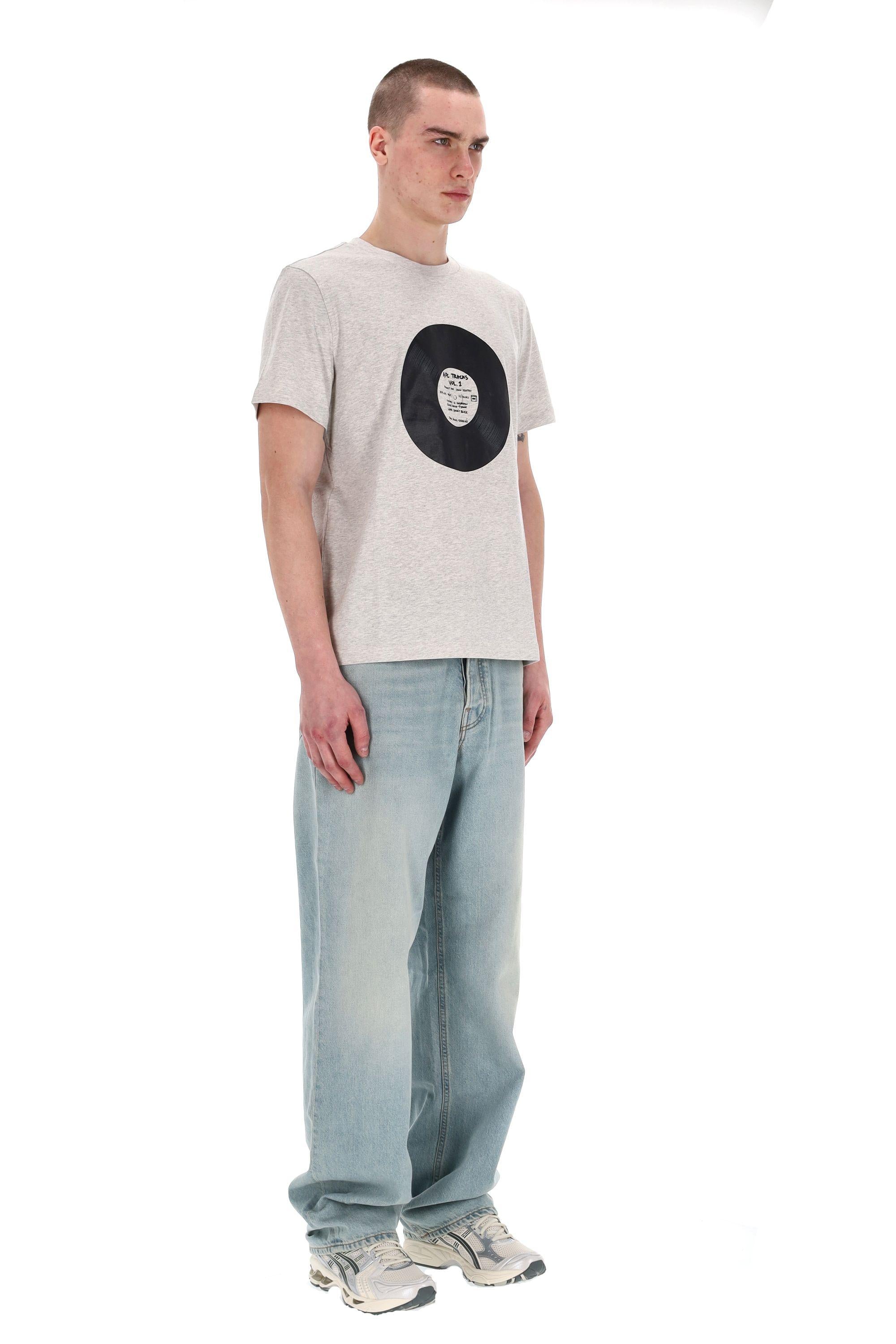 A.P.C. T-shirt in cotone Vinyl COBQX-M26484 PAA