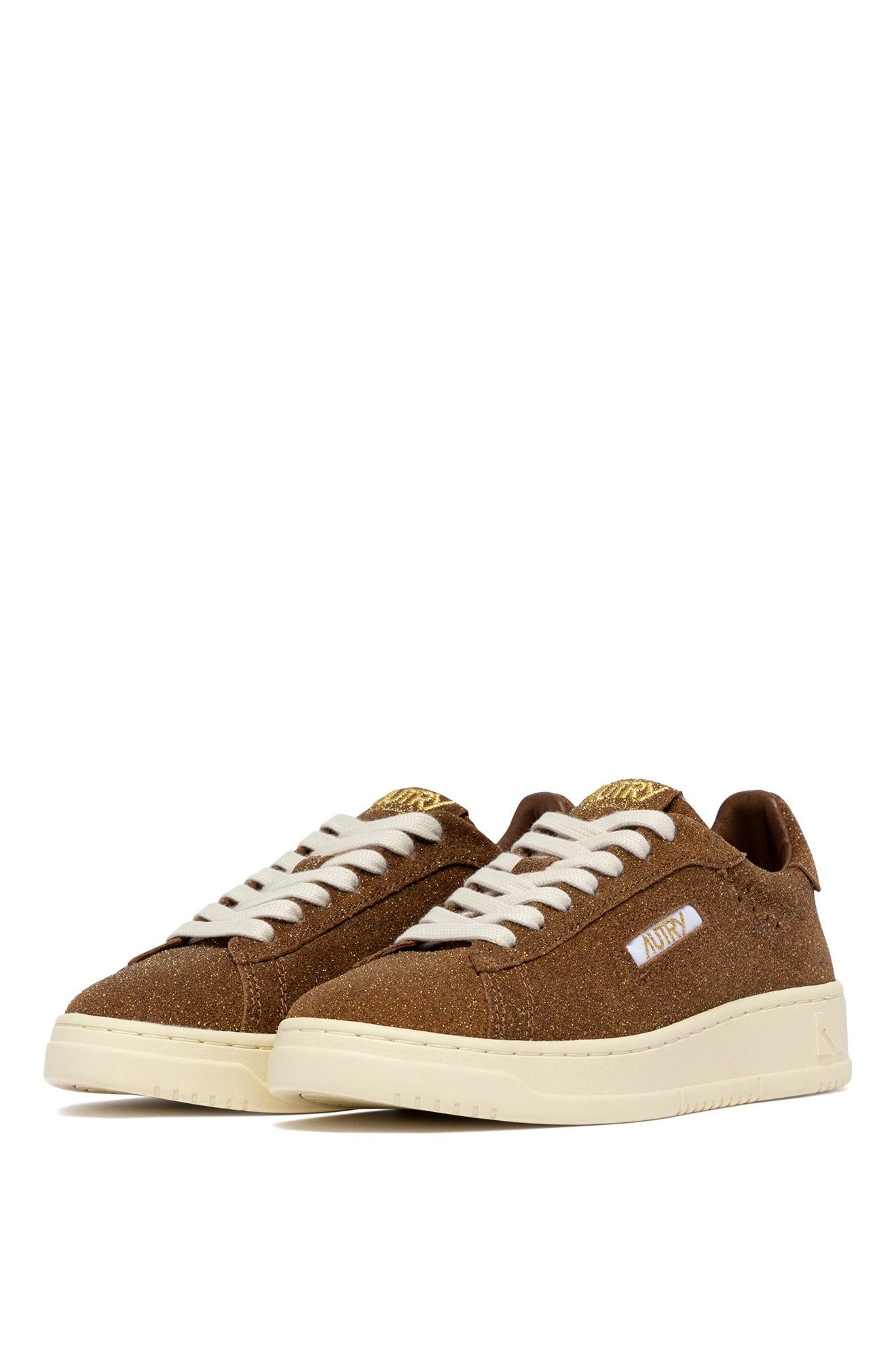 Autry Sneaker donna Dallas con strass ADLW US05 CIGAR/SILV