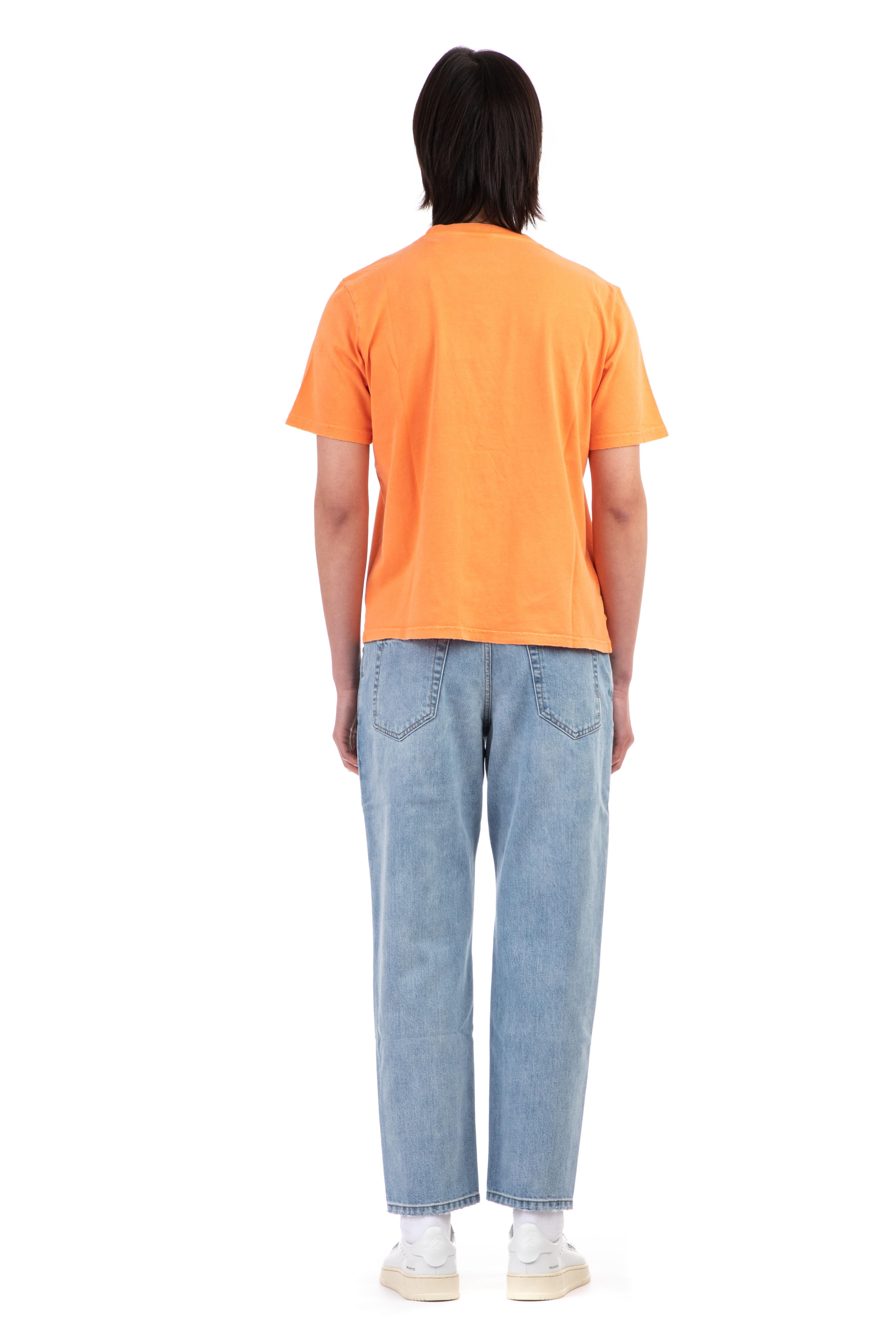 T-shirt supervintage in cotone TSSM2505 ORNG Autry