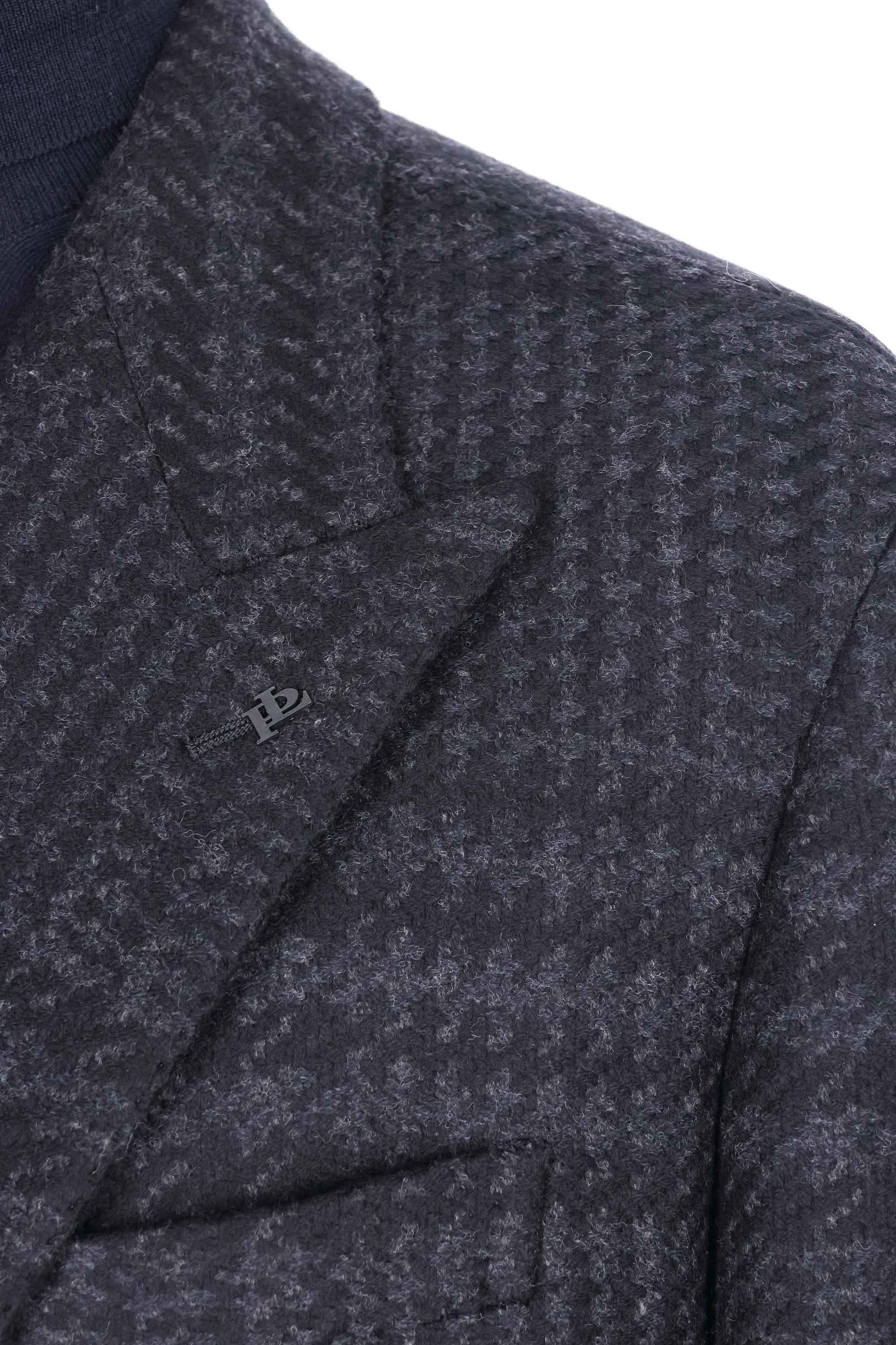 Tagliatore Cappotto doppiopetto in lana-cashmere principe di galles C-LD10B-440011 EN953