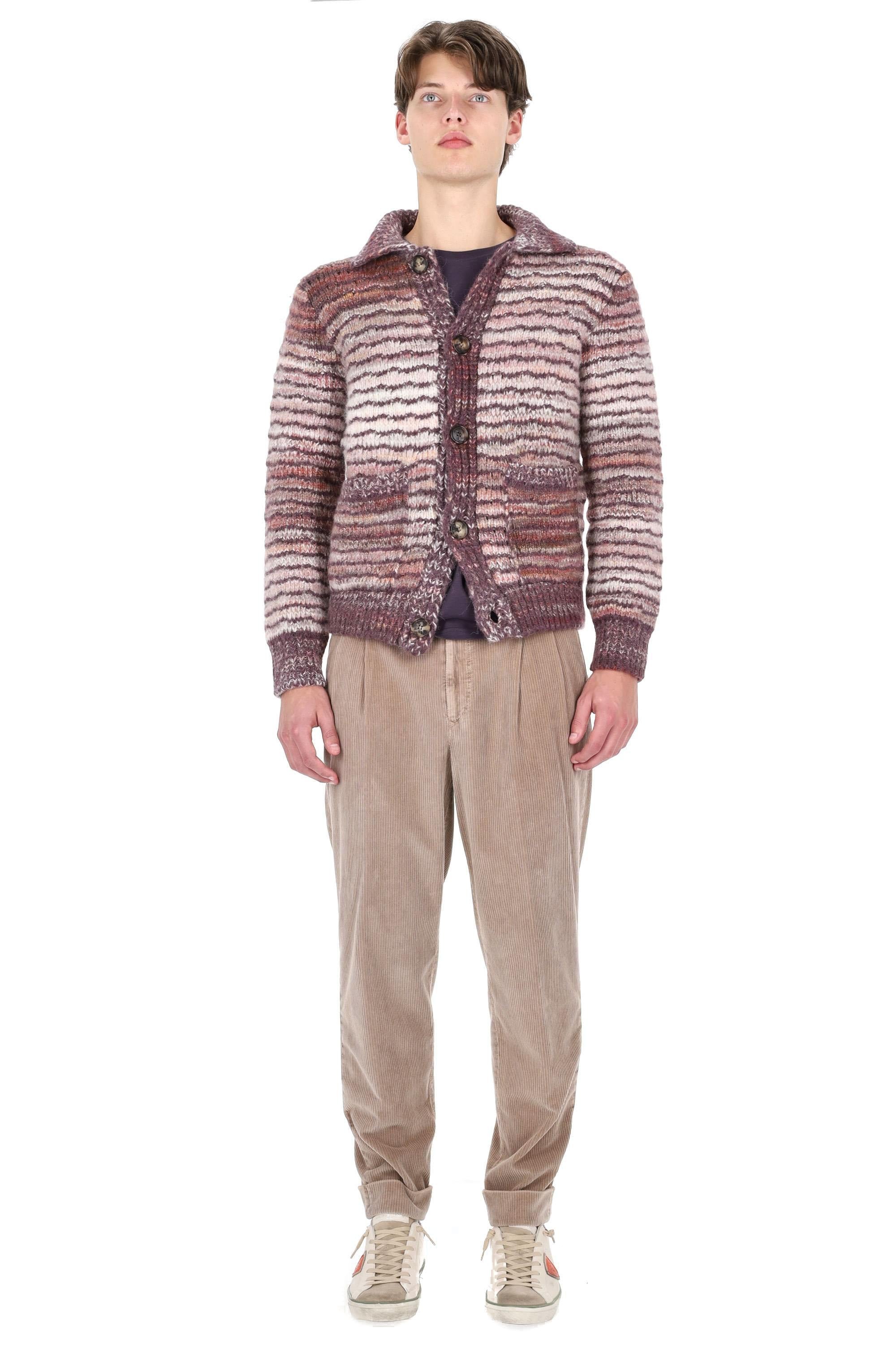 Roberto Collina Cardigan special con bottoni in alpaca-lana 3M46005 M4605