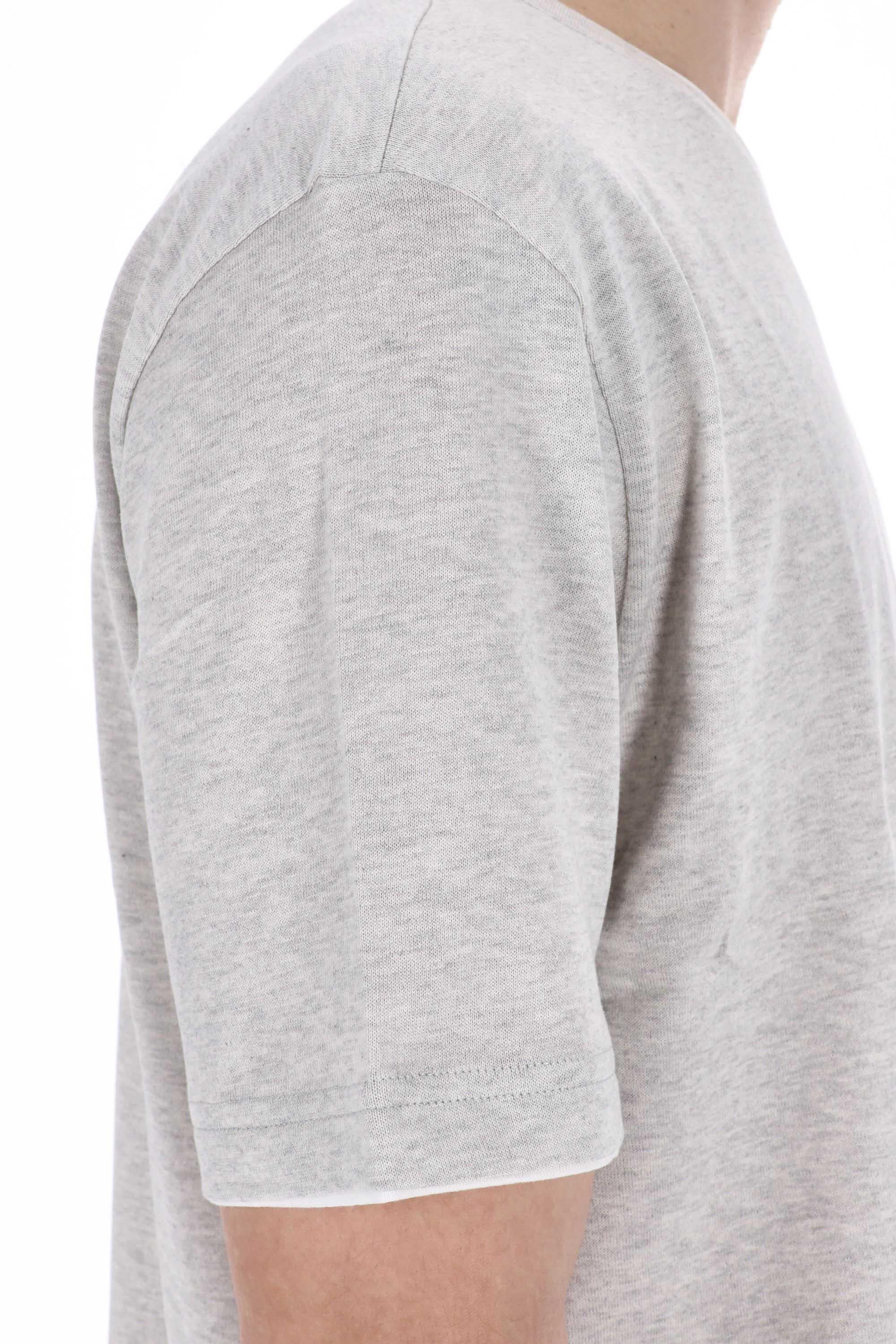 T-shirt in cotone con doppi profili X75TSHH04/2 13-01 Eleventy