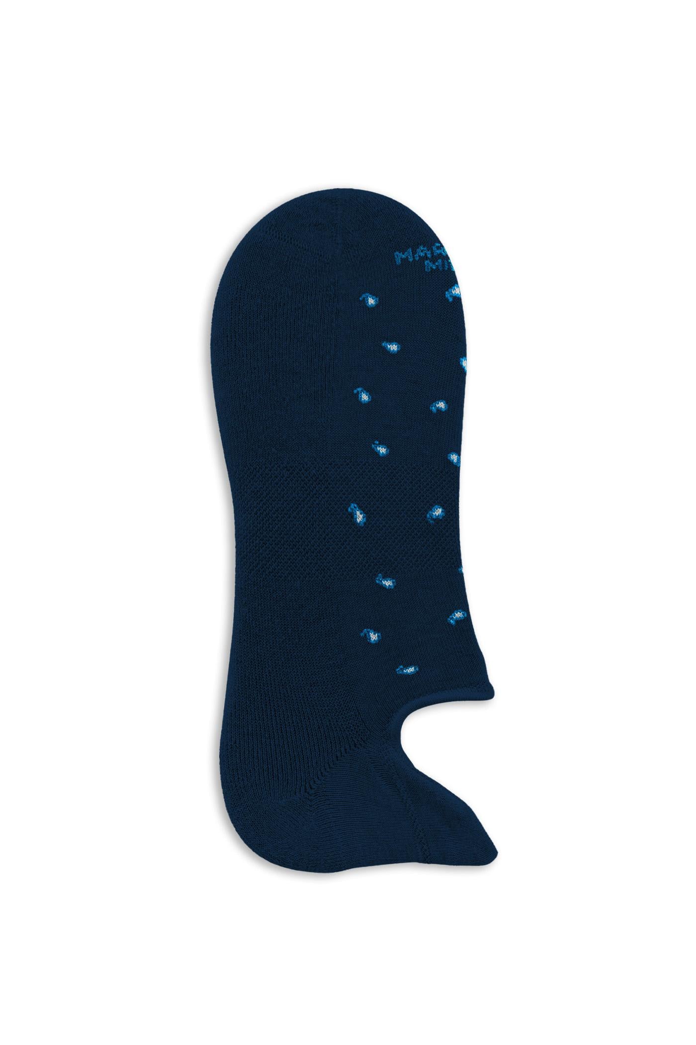 Marcoliani Calza Invisible Sneaker in cotone tiny paisley MAR4857K 001