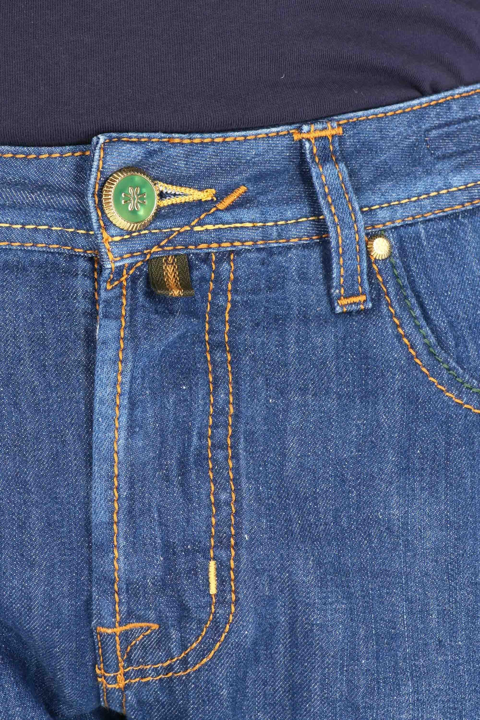 Jacob Cohen Jeans Limited Edition in cotone comfort etichetta cognac Bard fit QL004 060 T732A BARD 100D