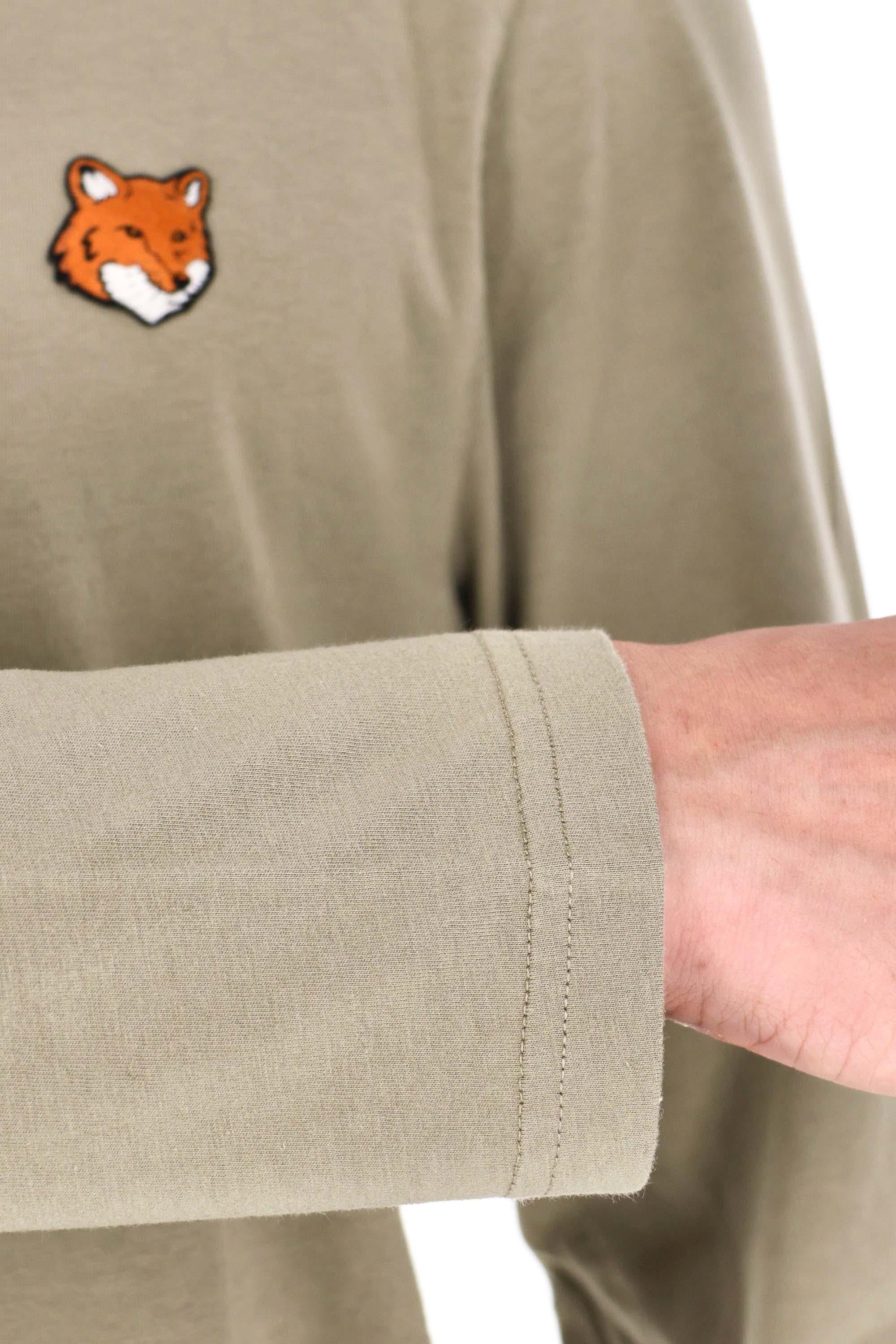 Maison Kitsuné T-shirt fox in cotone regular fit PM00118KJ7026 P131