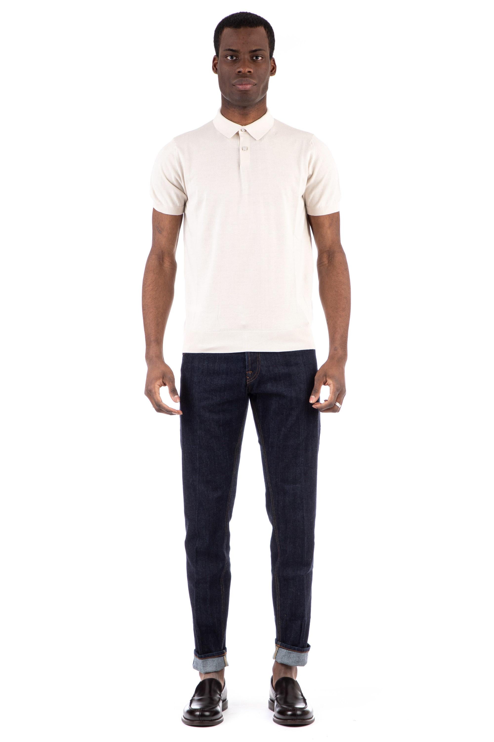 Polo in cotone giza superior MU102FG 0004 Il Setaccio