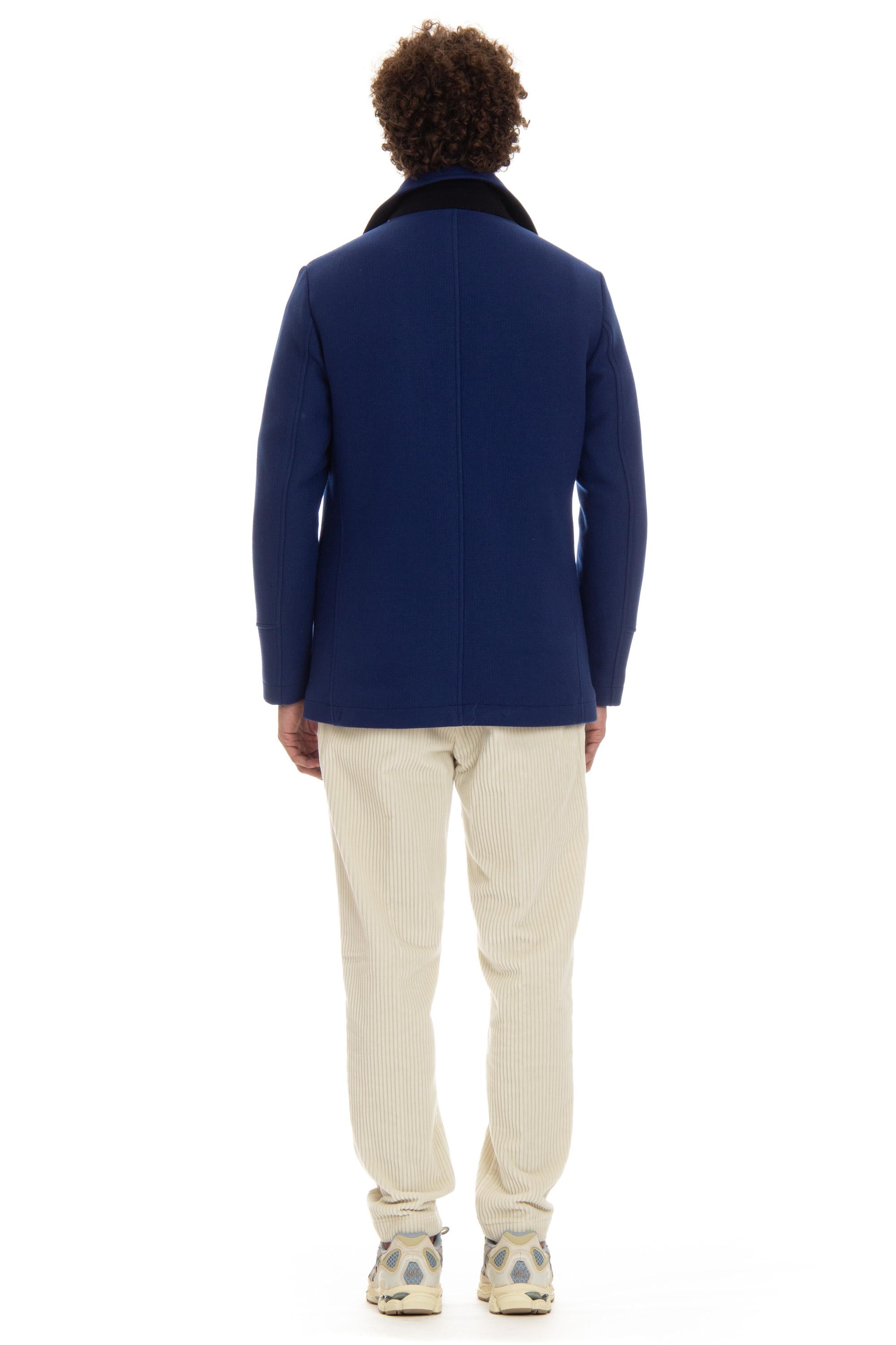 Camplin Peacoat in lana con imbottitura Air-Warm PEACOAT ISLAND/5 S RB