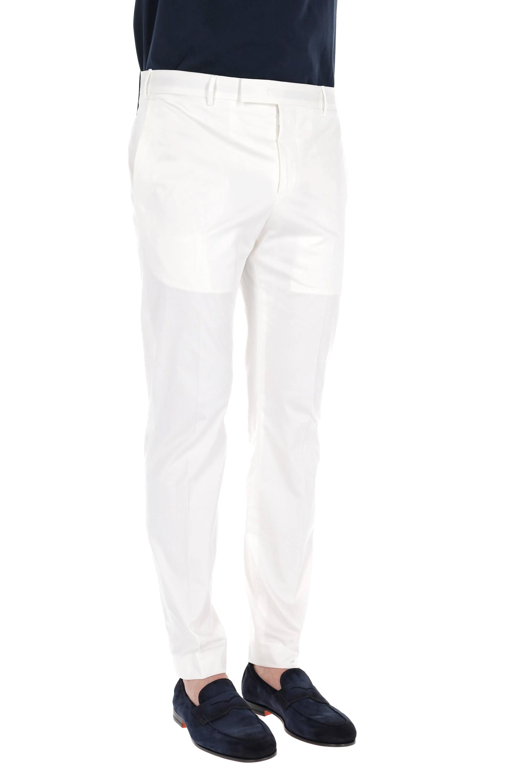 PT Torino Pantalone in rasatello di cotone mod. Dieci ASX0Z00FWD NU68 0010