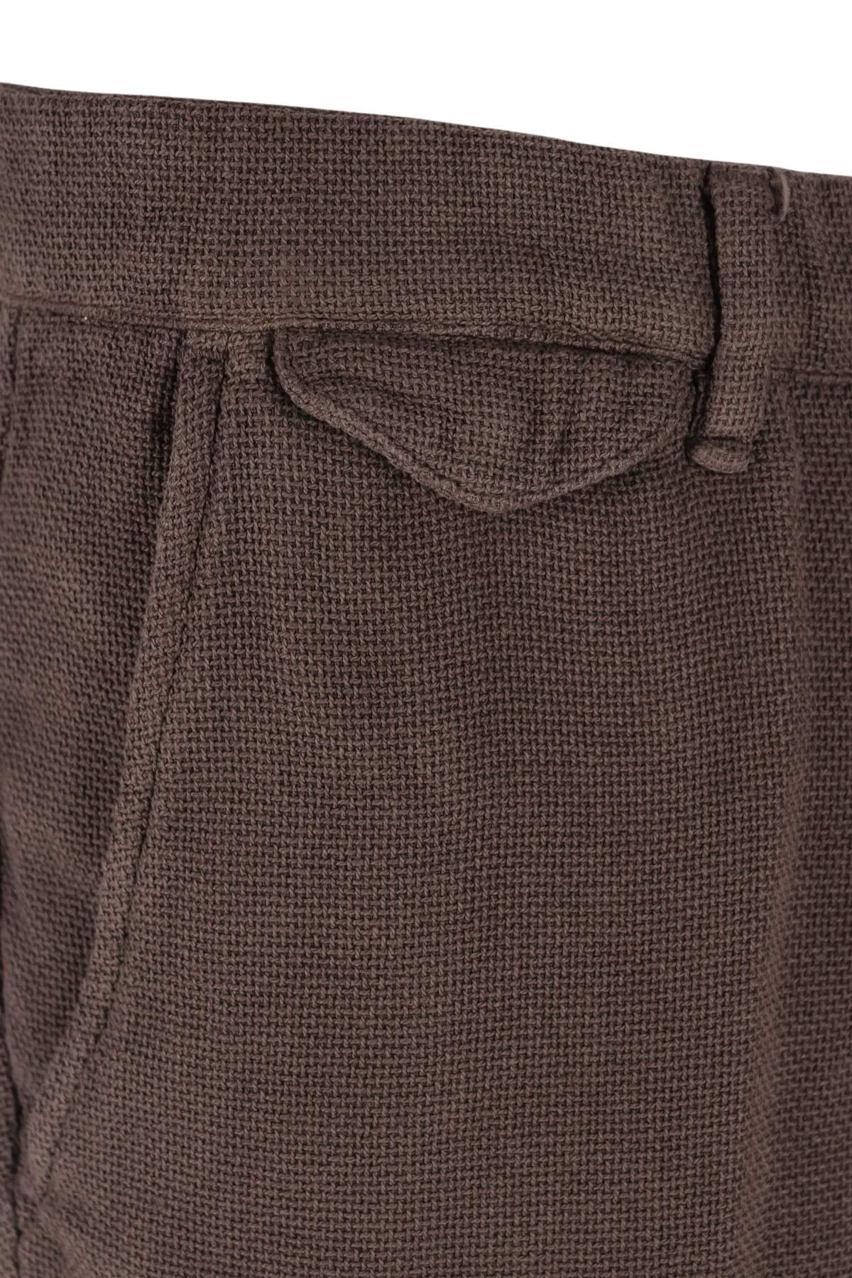 Myths Bermuda tramato in cotone e lino 26M74B 87-6 82