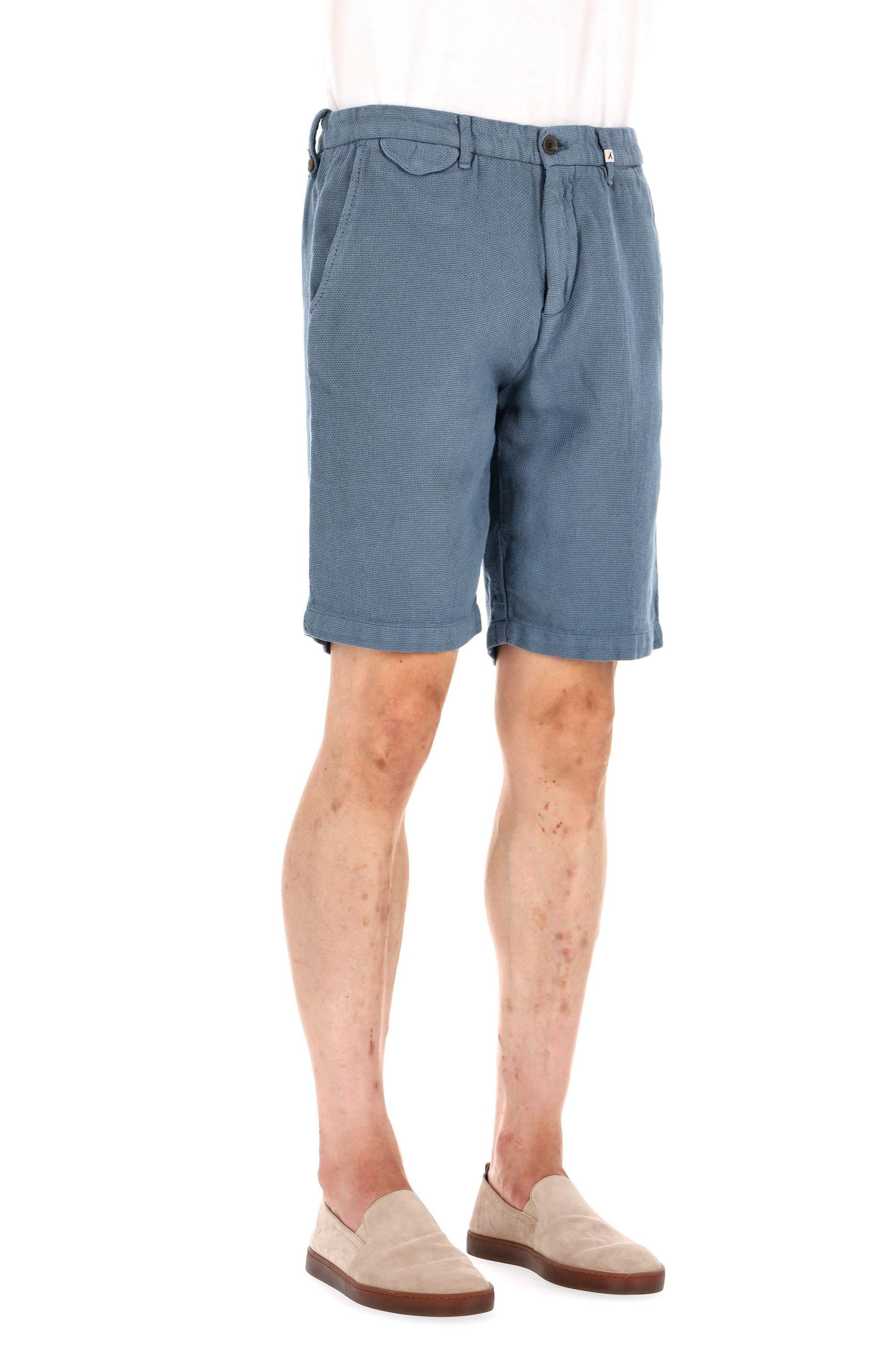 Myths Bermuda tramato in cotone e lino 25M74B 87 05