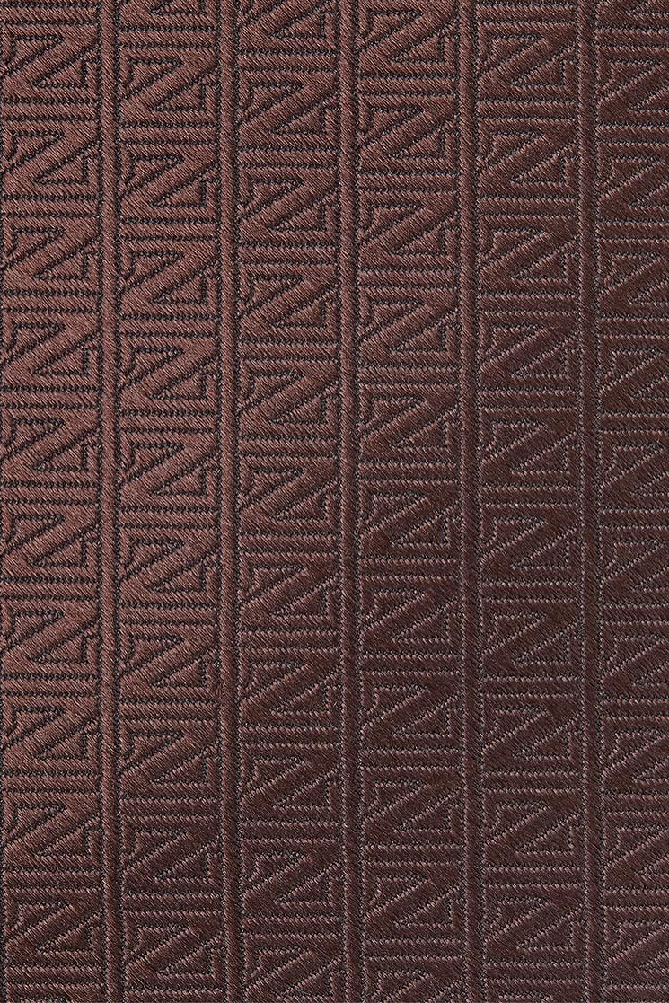 Zegna Cravatta monogram in pura seta Z5E10TA5 1PS/2 BR1