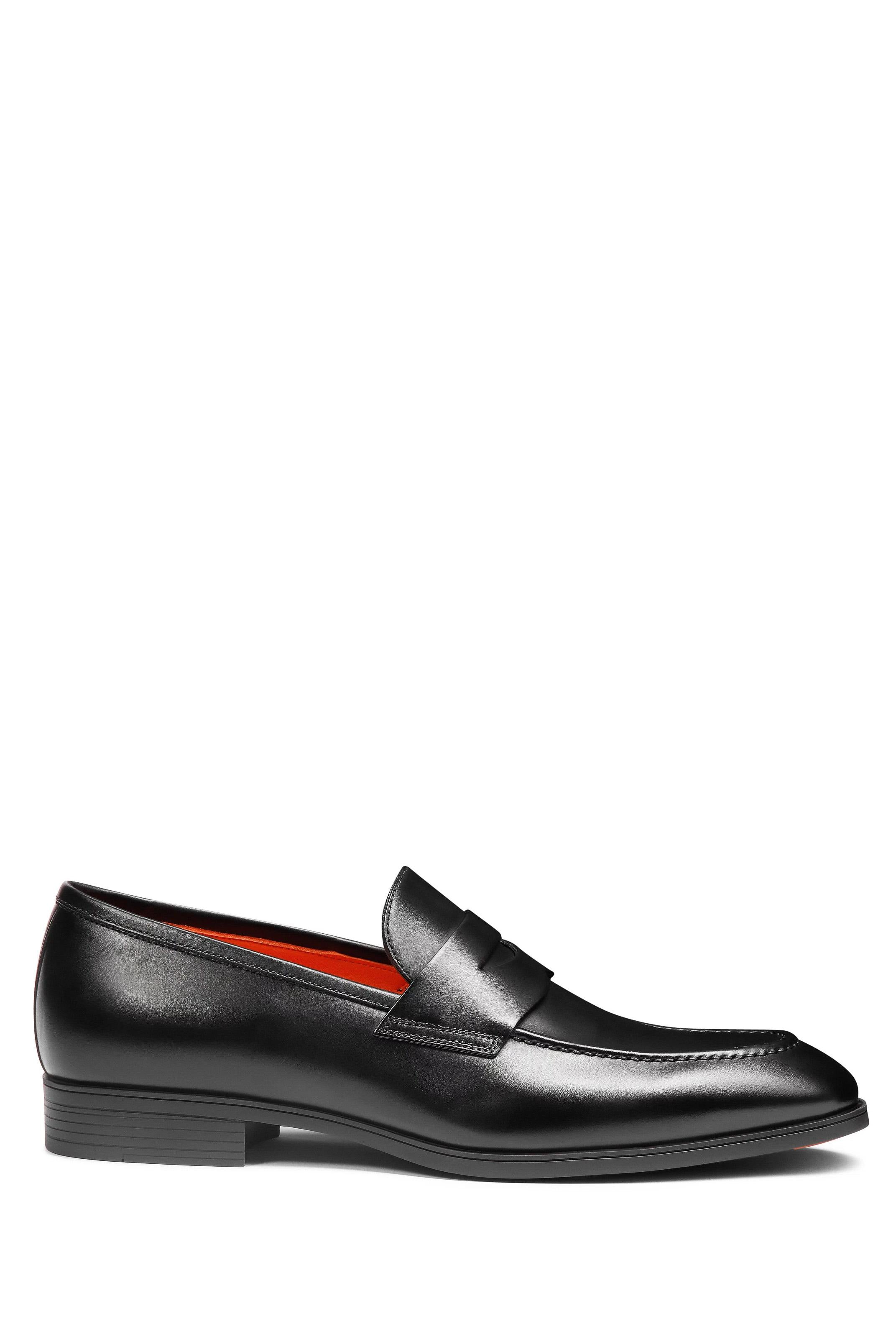 Santoni Mocassino penny loafer in pelle MGSI14944SMABUSF N01