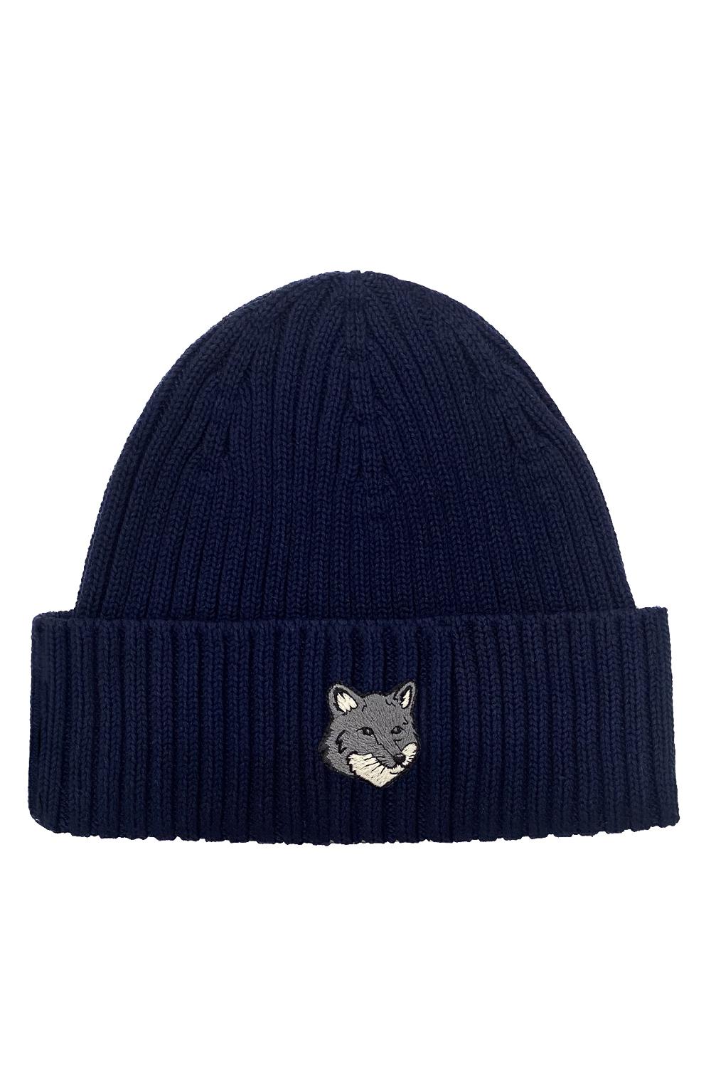 Maison Kitsuné Beanie fox in lana a costine PM06112KT1022 0413
