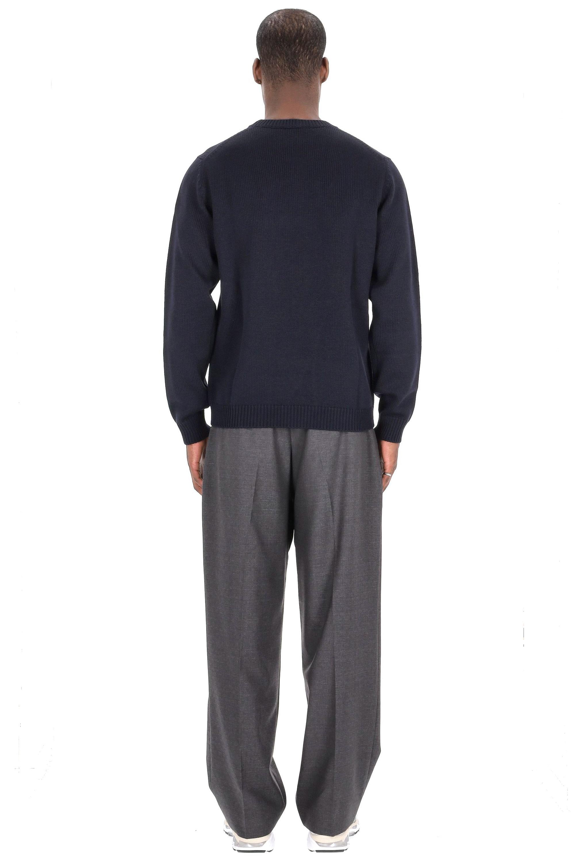 Maglia girocollo in lana merino 3M02001 M0210 Roberto Collina