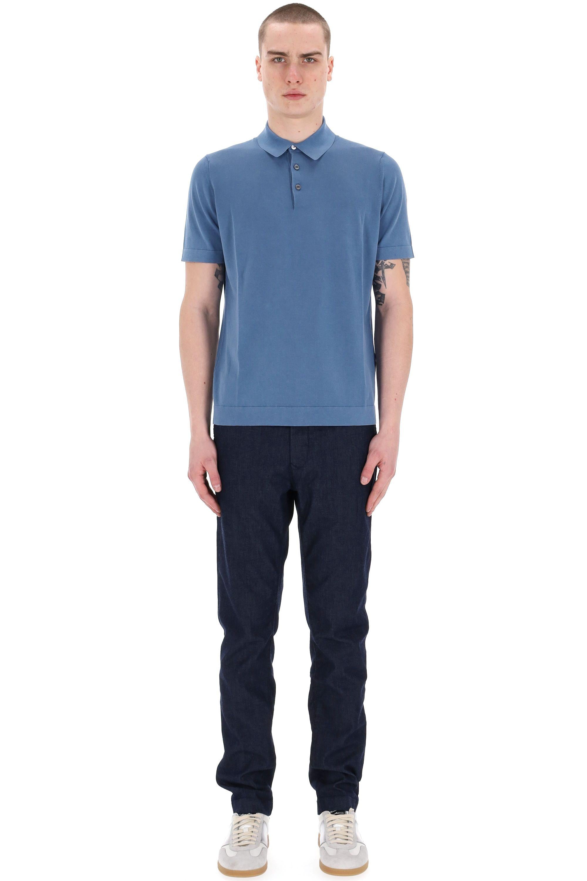 Polo in cotone extrafine D0GF202-N/3 770 Drumohr
