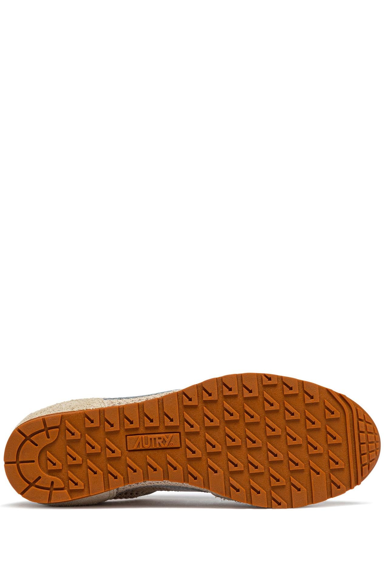 Autry Sneaker donna Windspin in camoscio con traforature WSLW KD06 SND/SILV