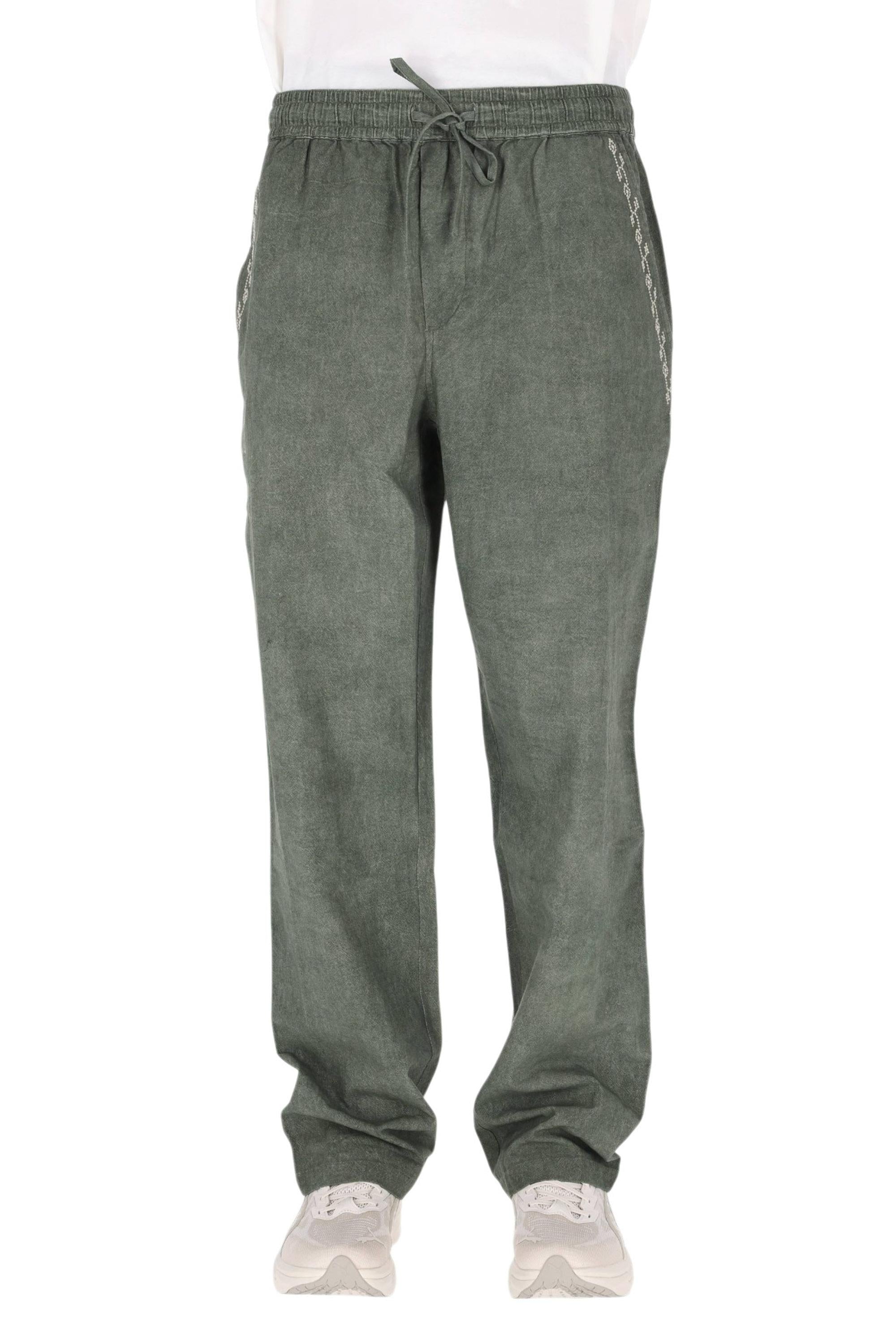 Isabel Marant Pantalone Zabel in garza di cotone con ricami PA0697HA-D1T11H 67LK