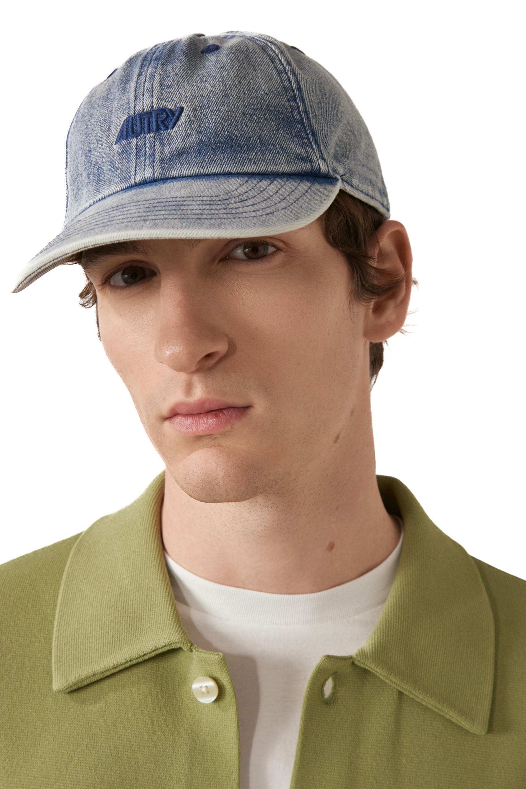 Autry Cappello baseball in denim stone washed ACPU 077A BASEBALL DENIM