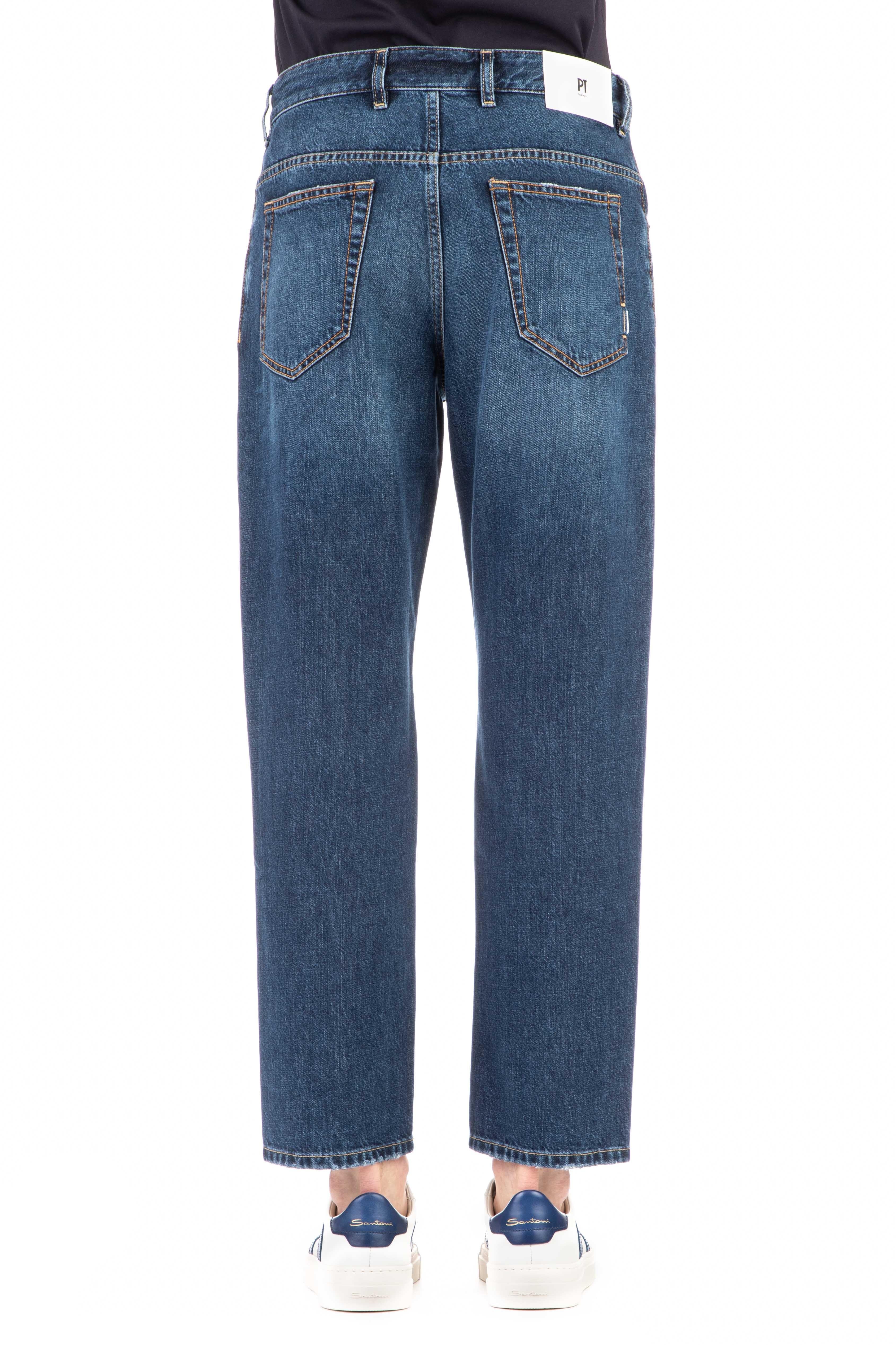 Jeans etichetta bianca rebel fit RJ05B30STY OA33 MB72 PT Denim