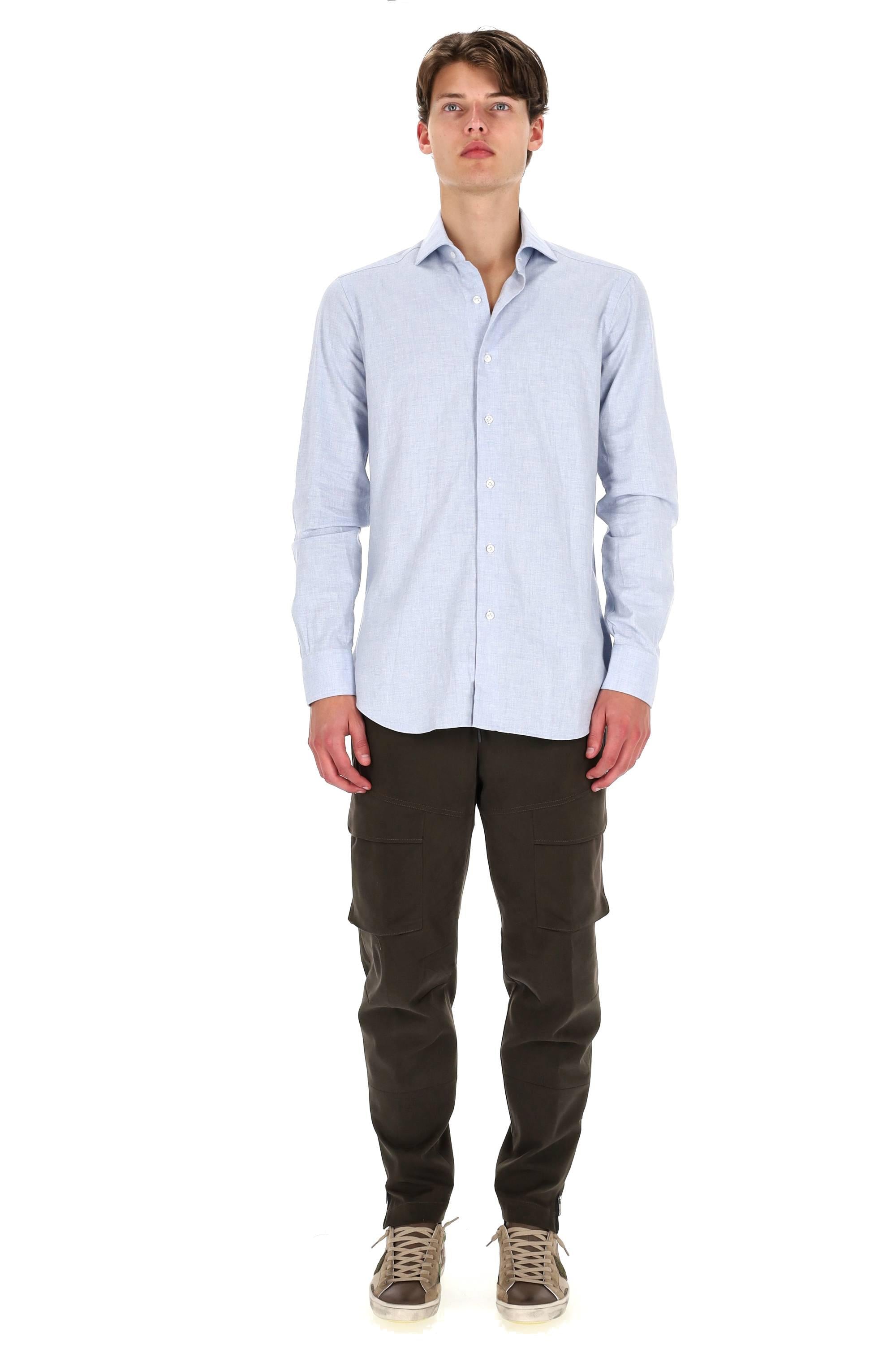 Barba Camicia sartoriale in morbida flanella linea Culto K1U13P0150058.U 0002