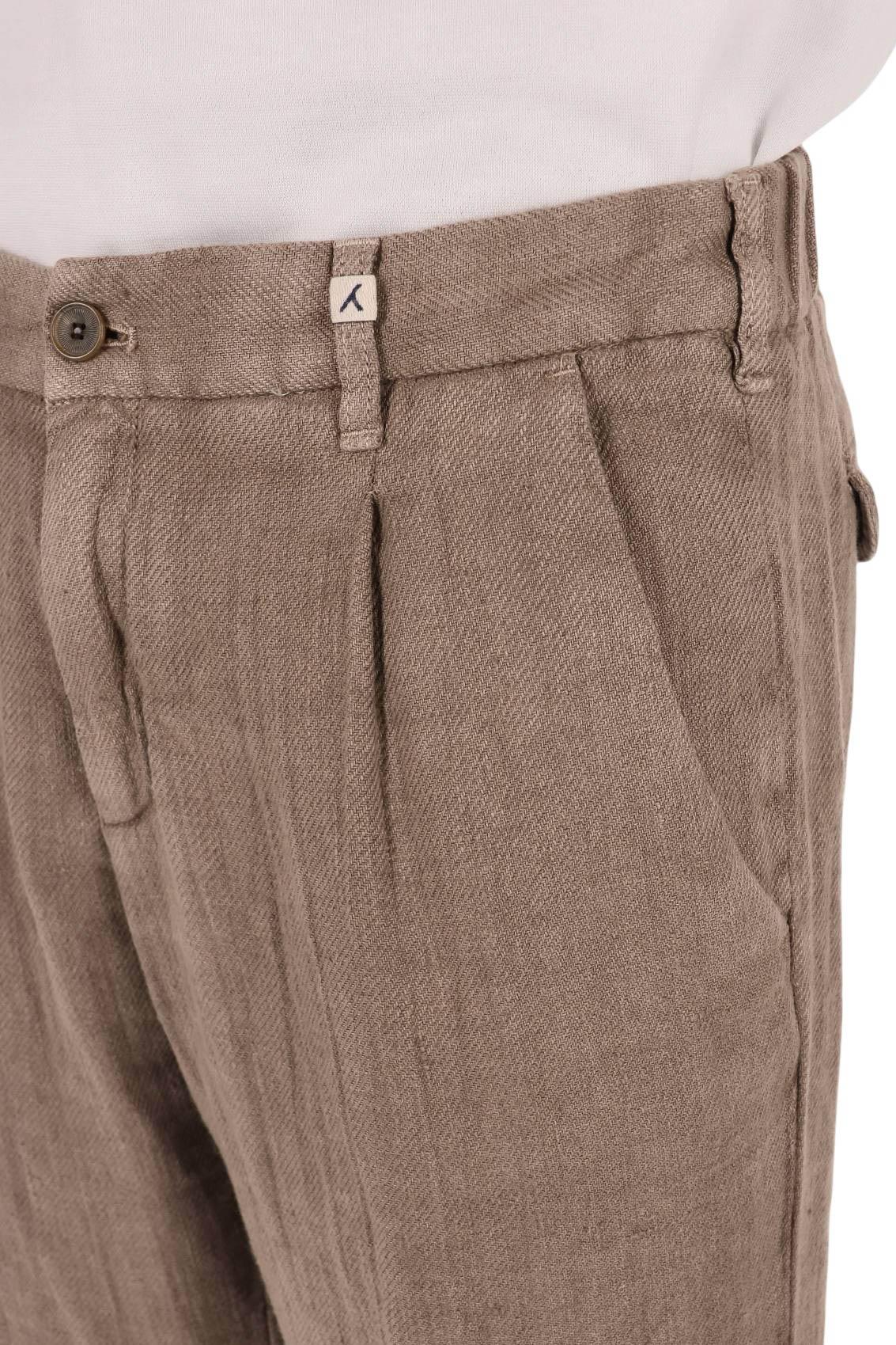 Myths Pantalone in lino con vita elasticata 26M18ELA 78 49