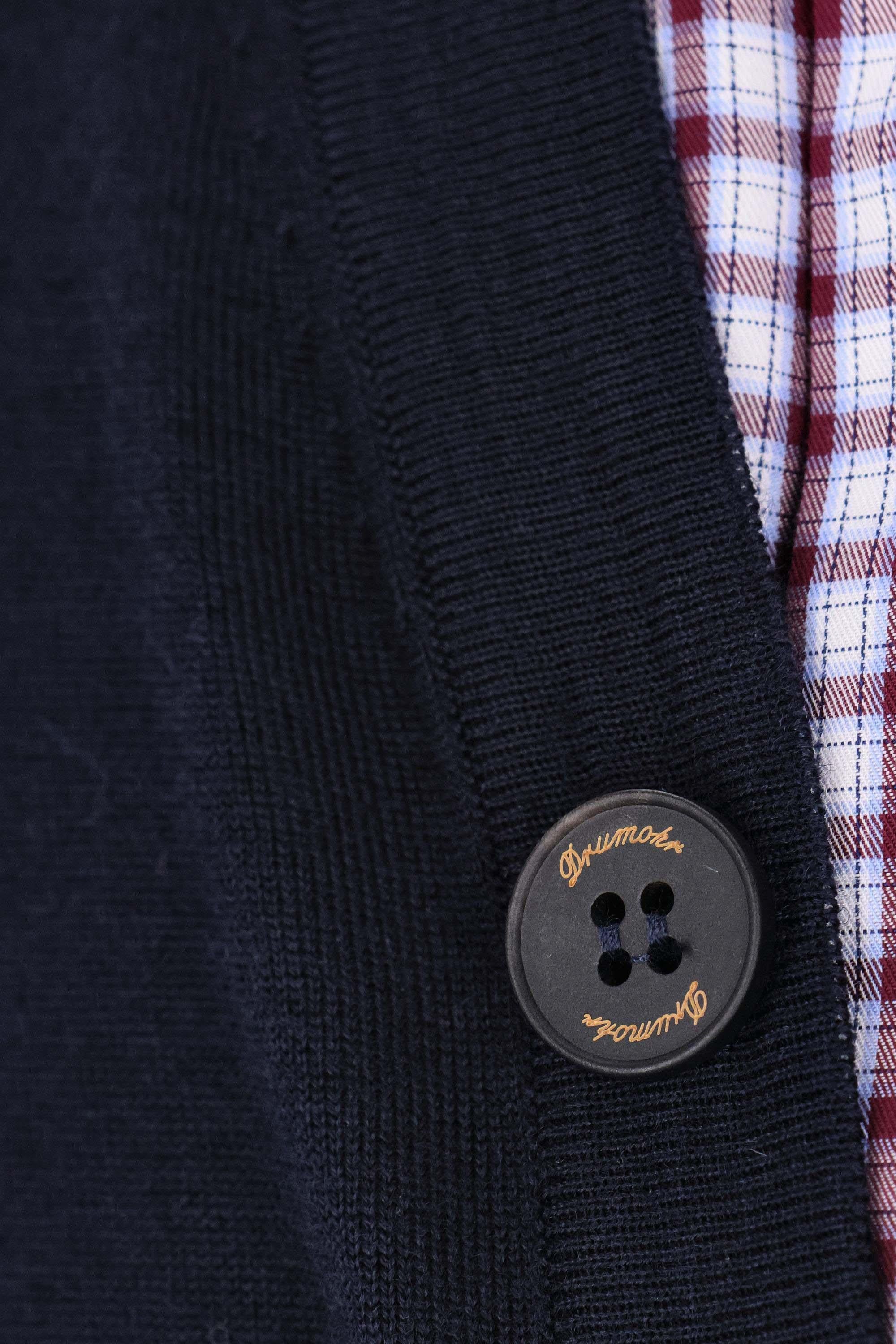 Cardigan in lana extrafine super 140's D0D109L-2 790 Drumohr
