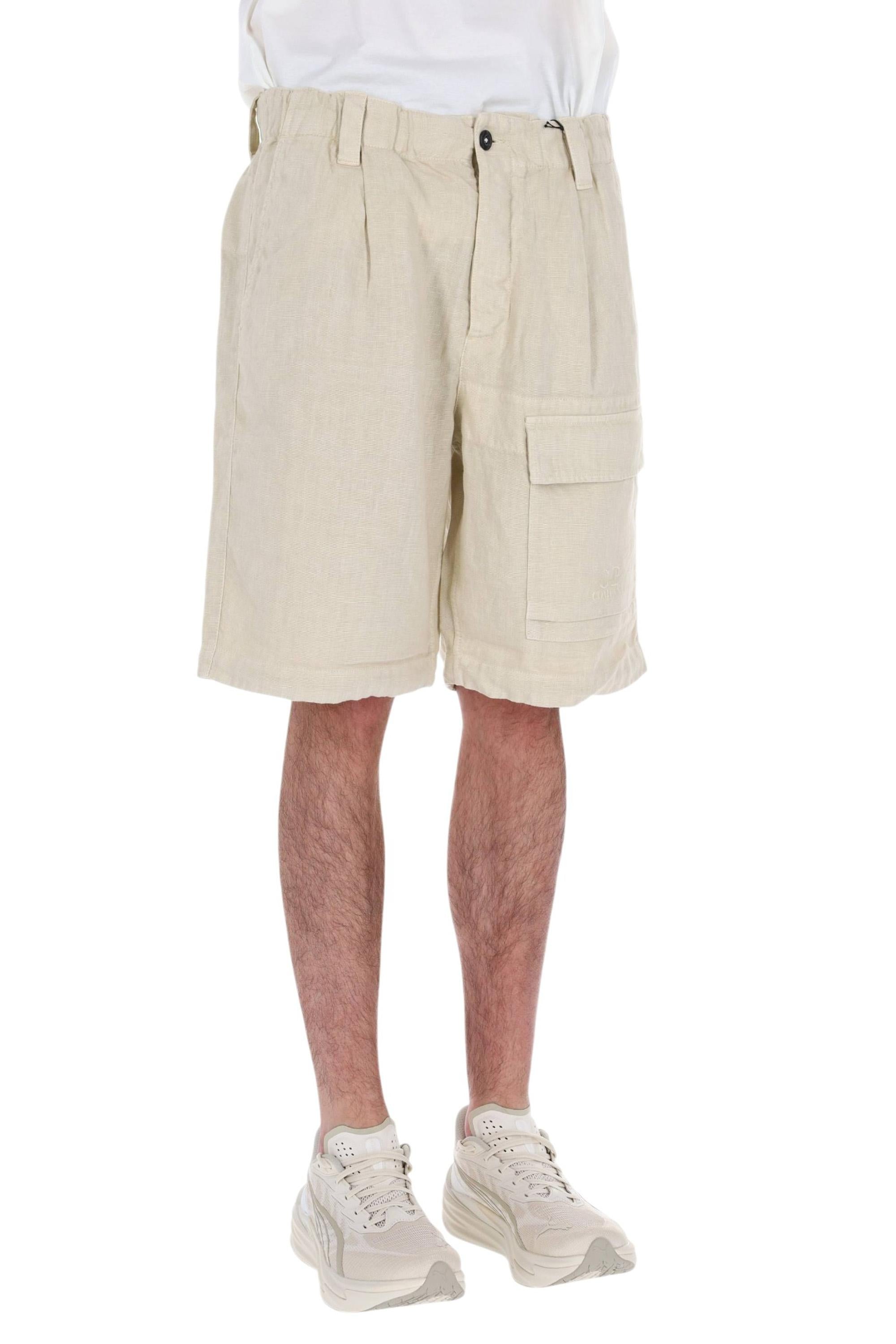 CP Company Bermuda cargo in lino sak 20CMBE250A 110341O 114